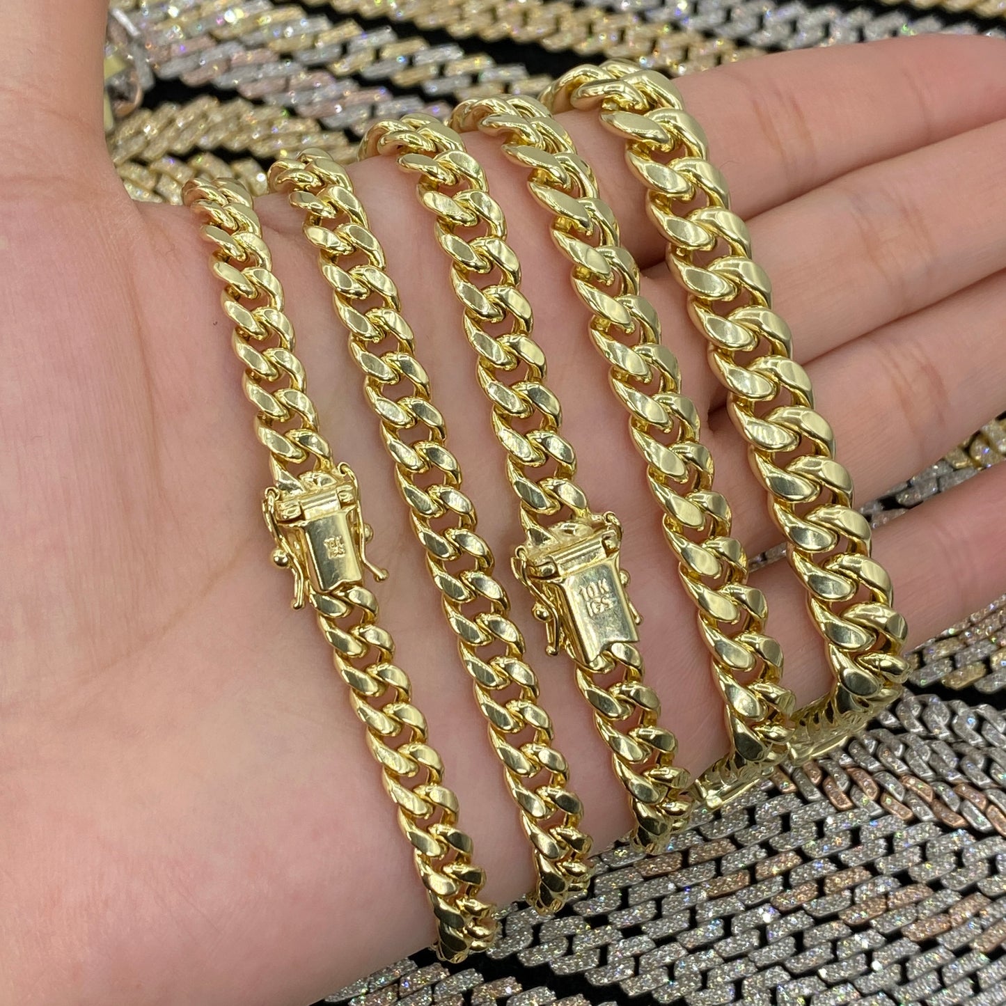 10K Cuban Link Bracelet ALL SIZES