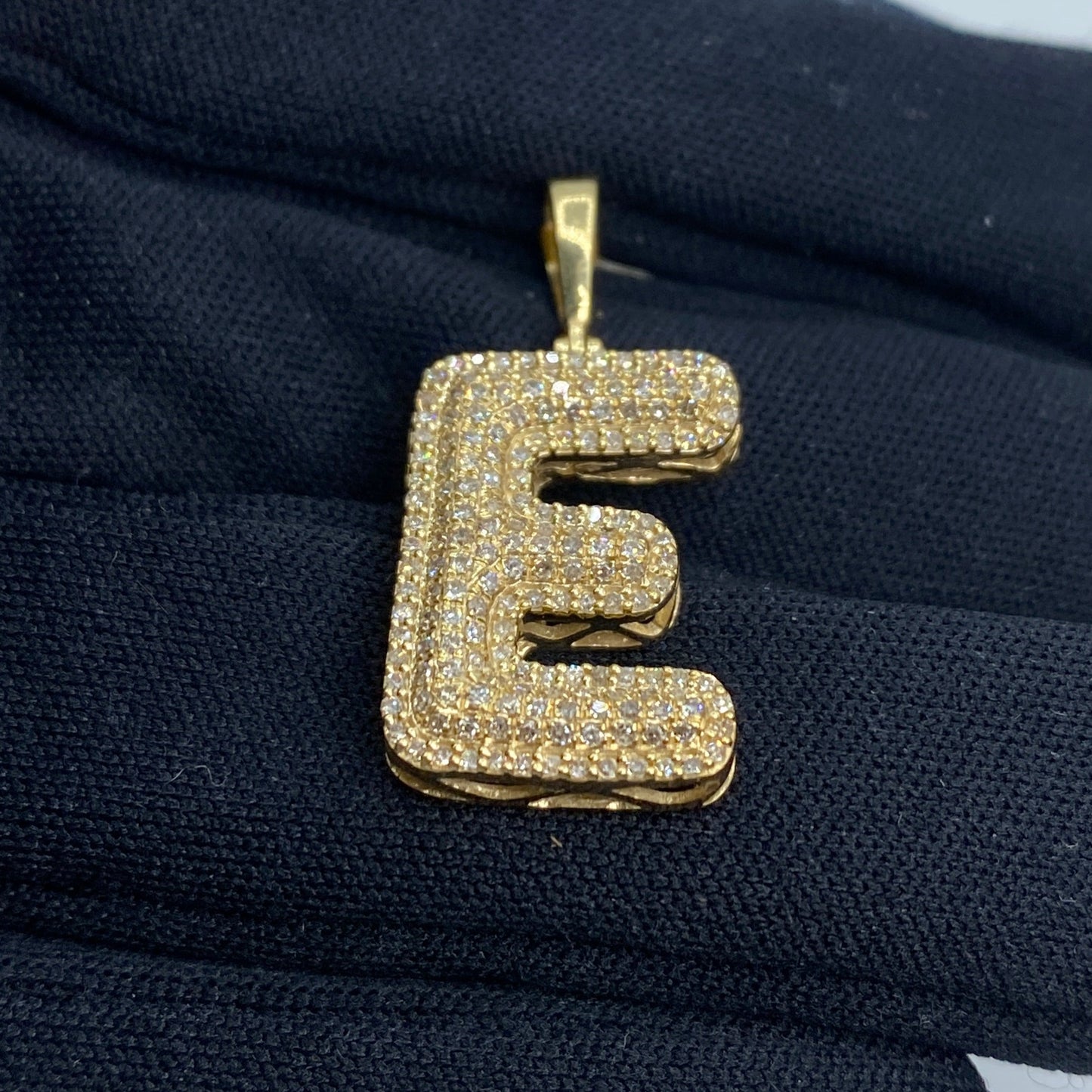 Initial E Bubble Pendant