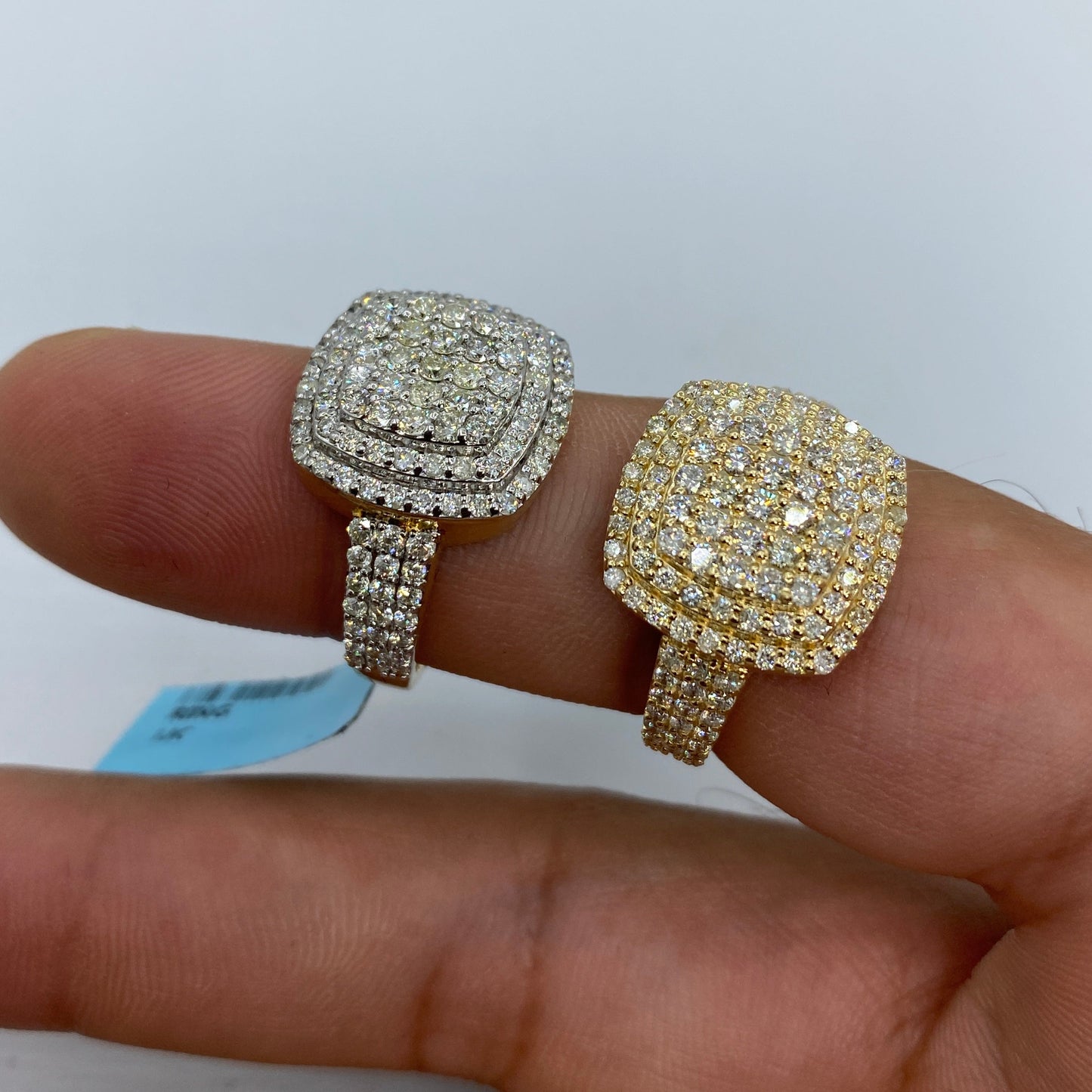 14K Montana Square Diamond Ring