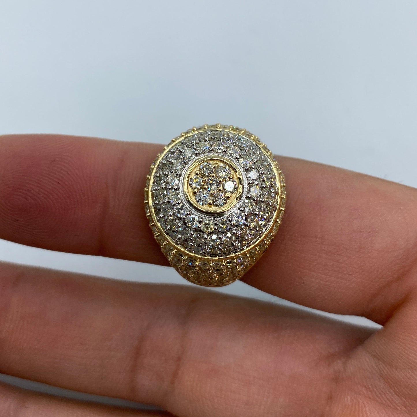 14K Circle Master Diamond Ring