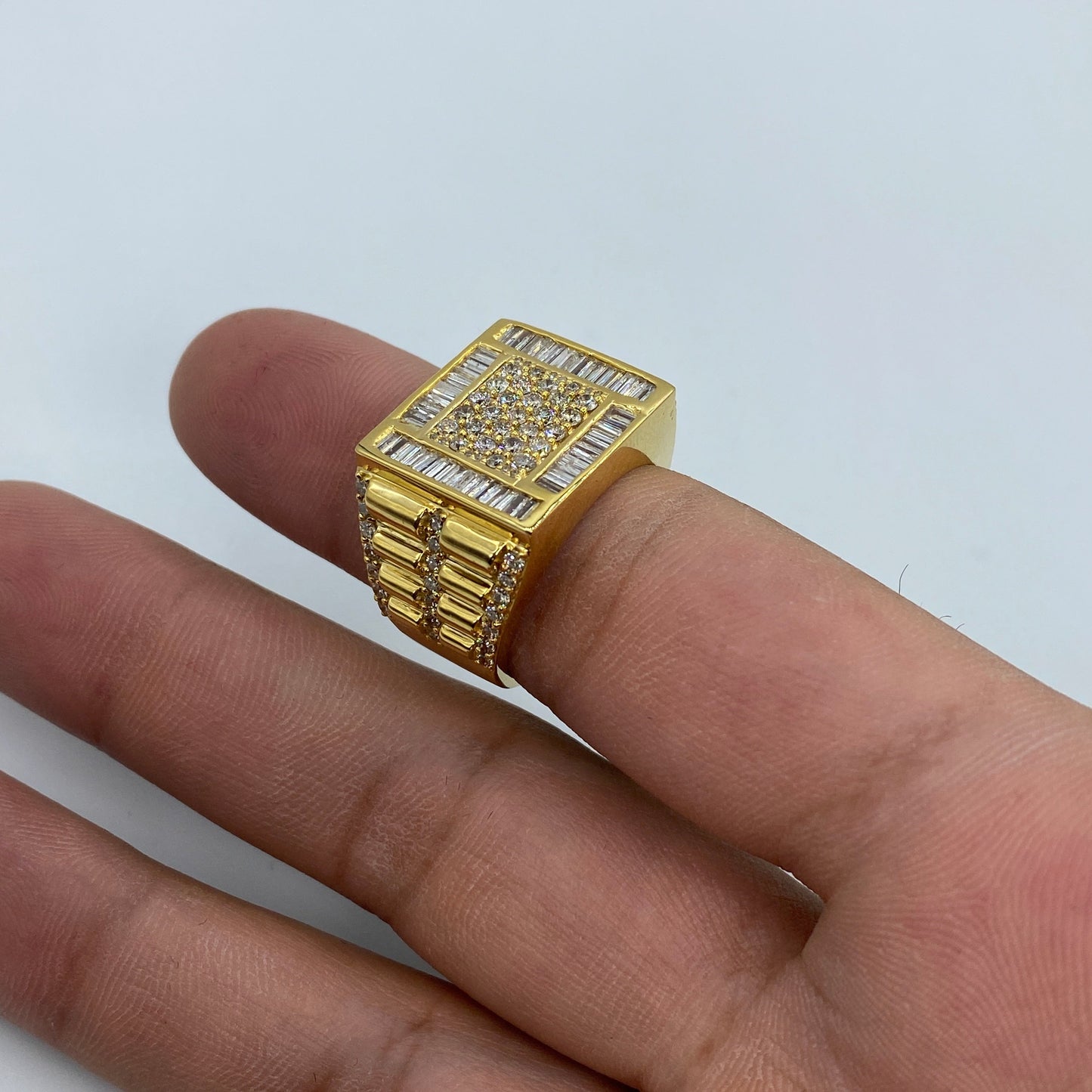 14K MVP Diamond Baguette Ring