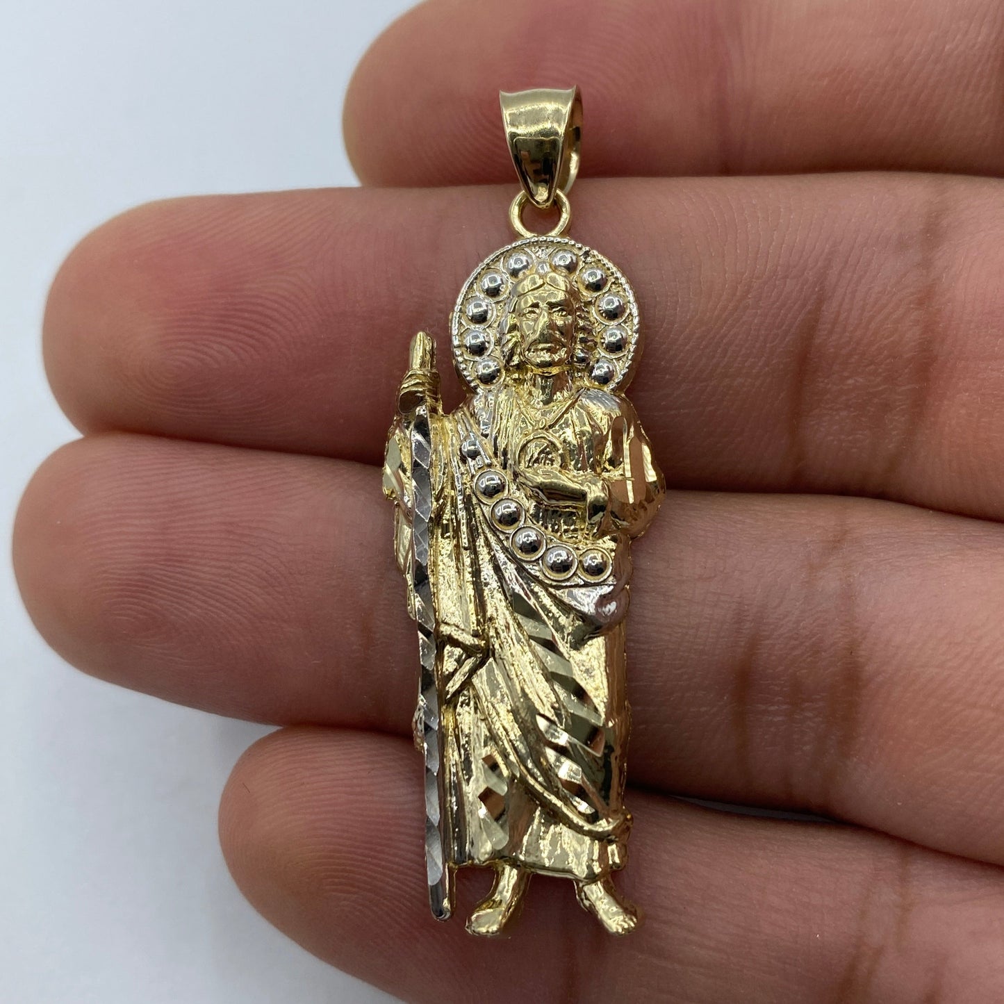 14K Saint Jude Pendant