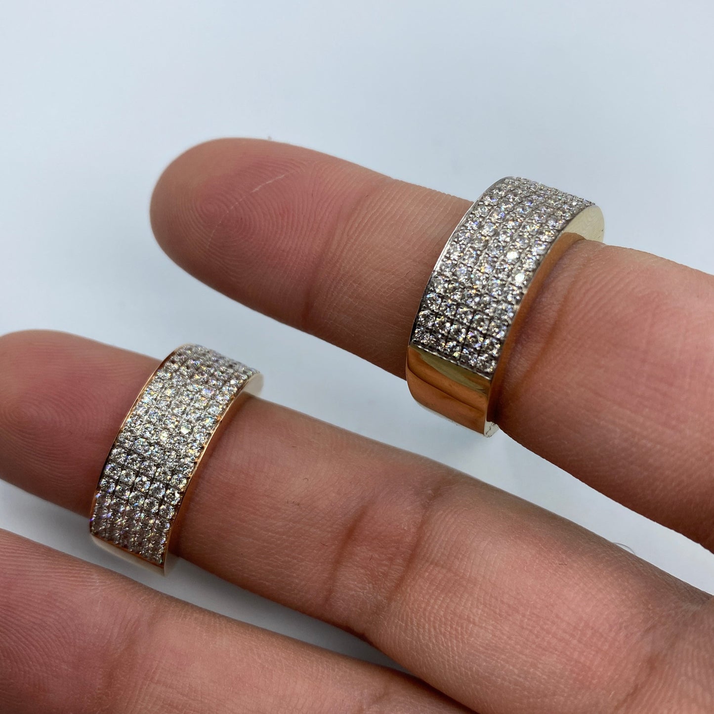 14K Iced-Out Diamond Band 1.8ct