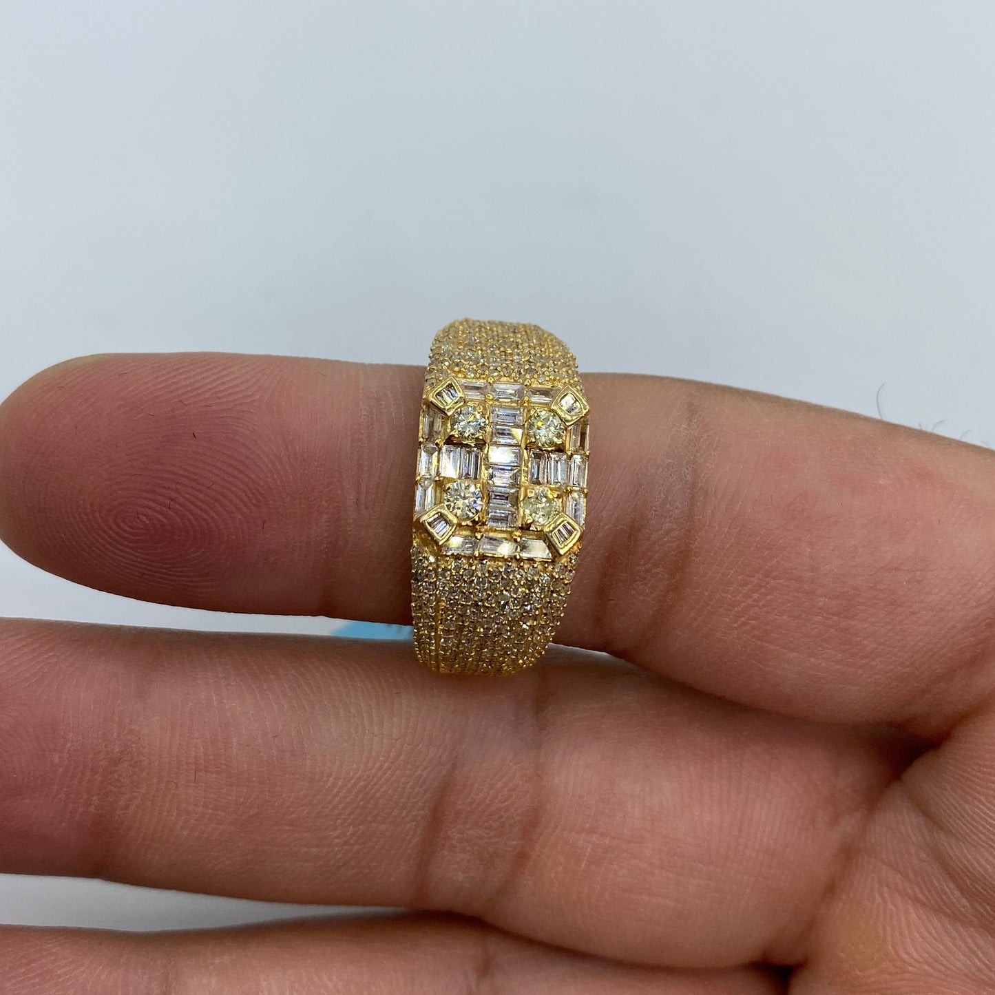 14K Sahara Diamond Baguette Ring 2.6ct