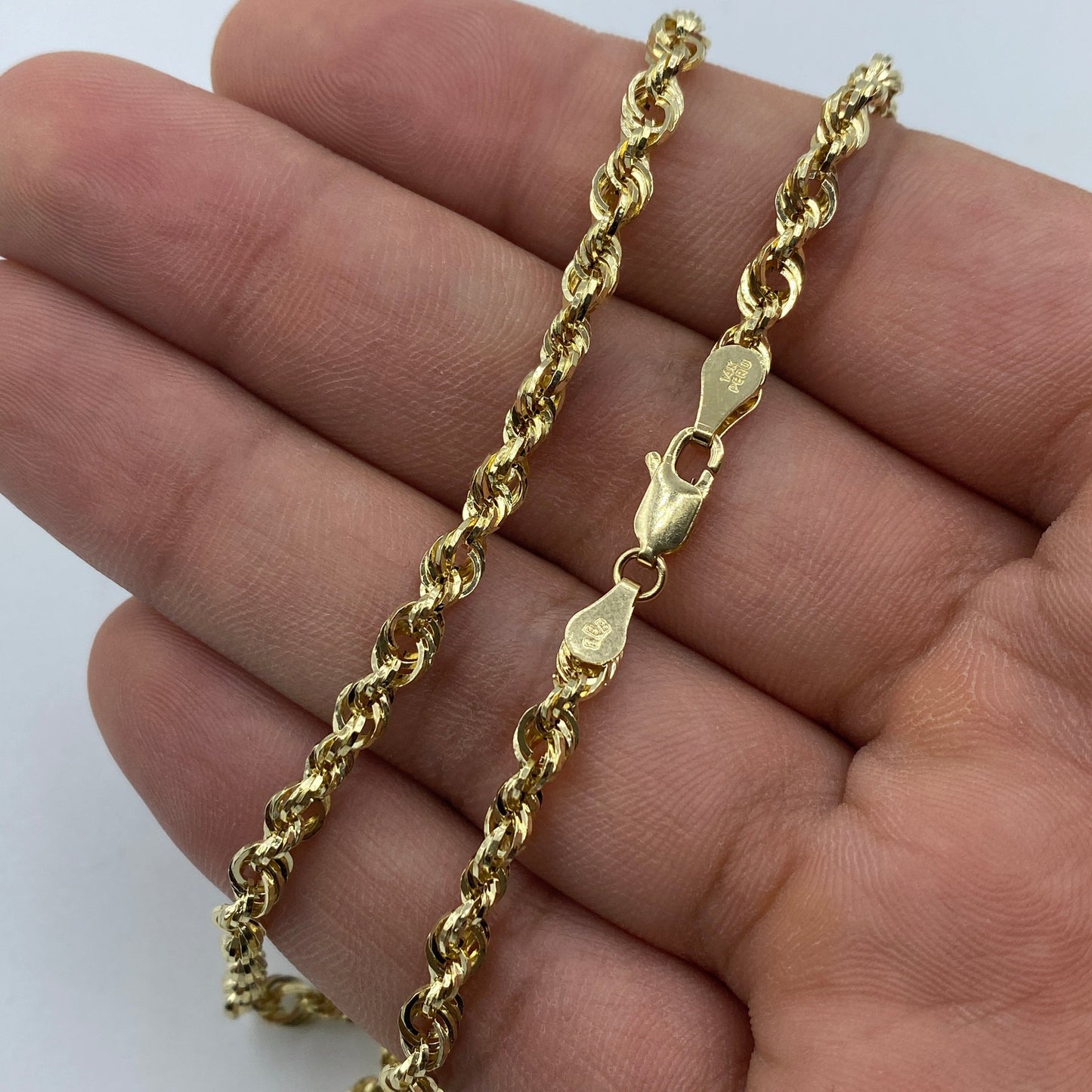 14K 4MM Rope Chain 20"