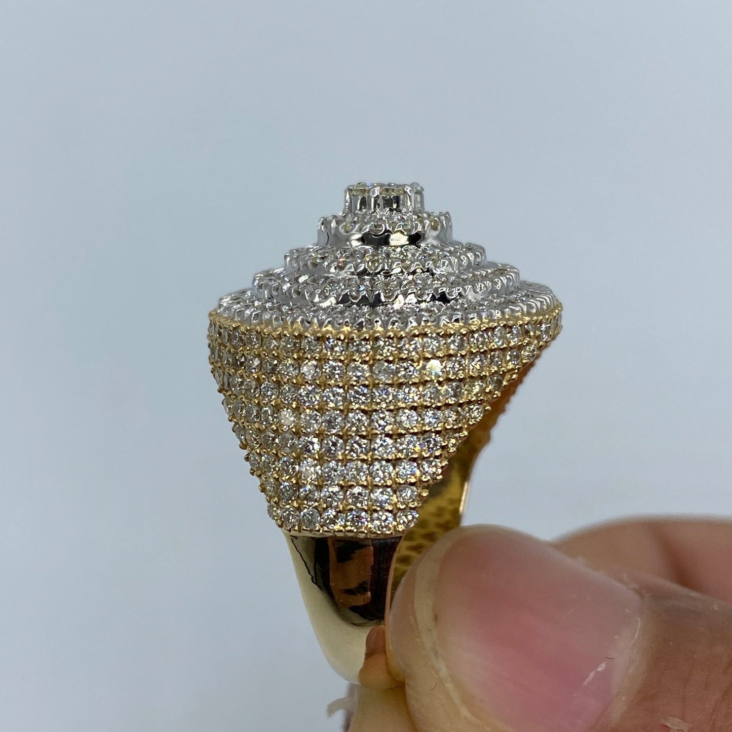 14K Milano Cake Diamond Ring
