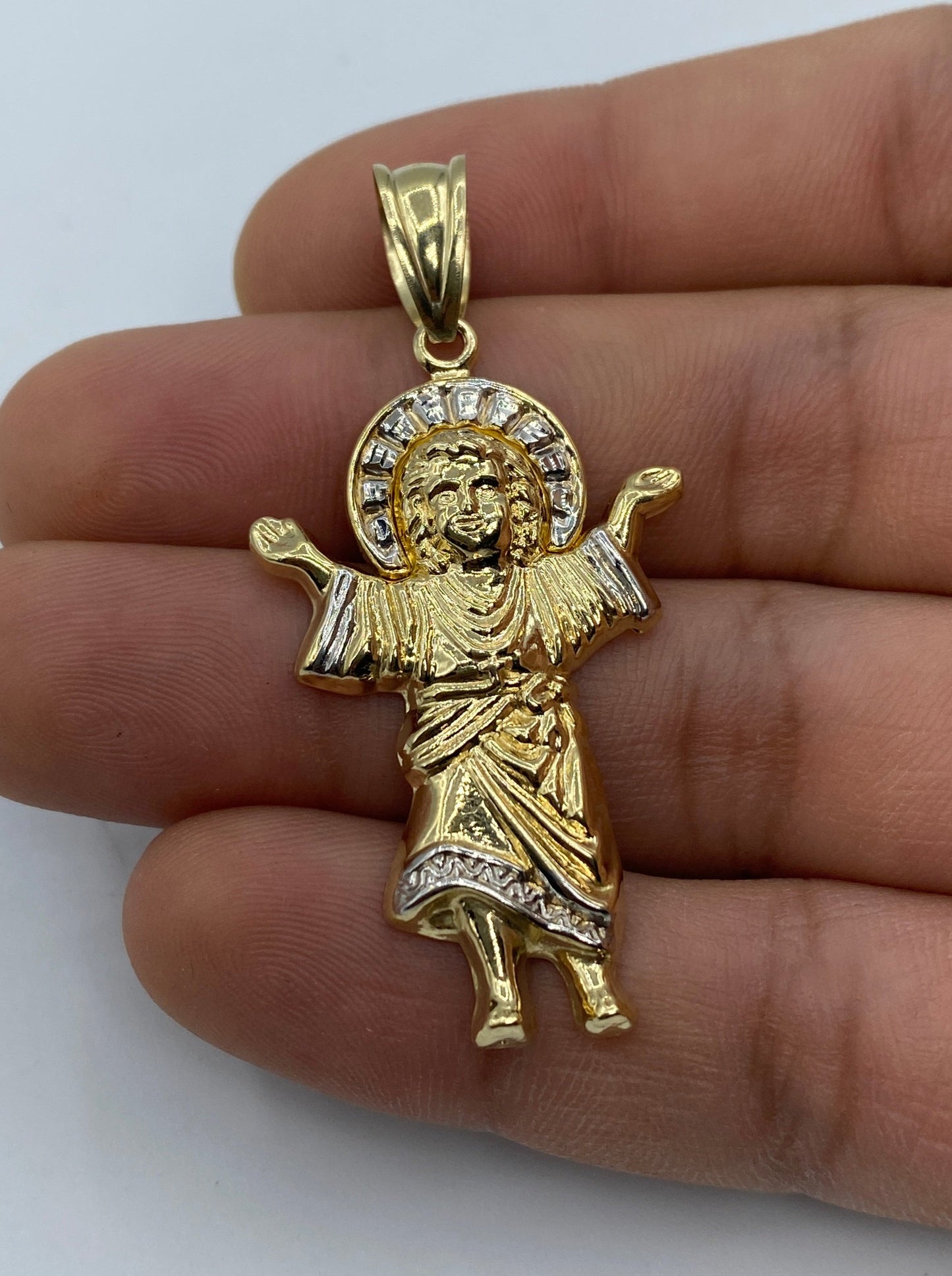 14K Baby Jesus Pendant