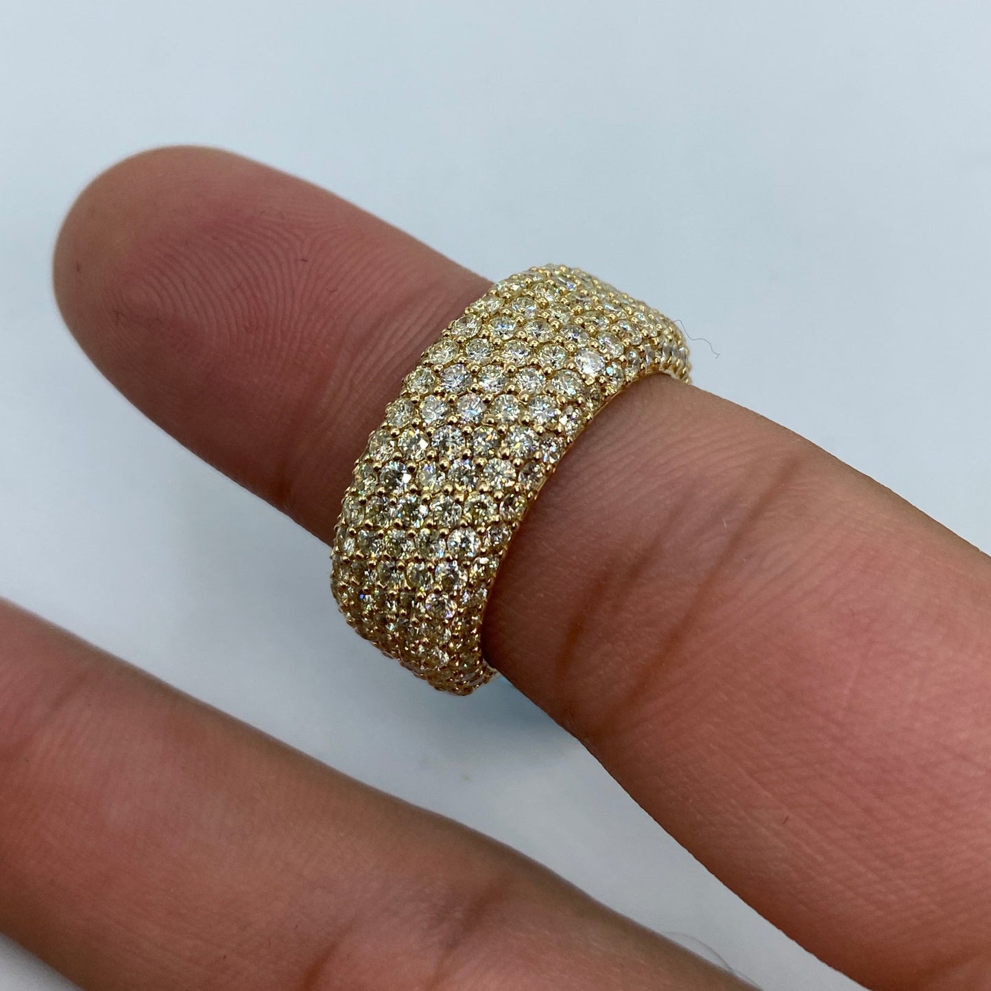 14K Band Diamond Ring
