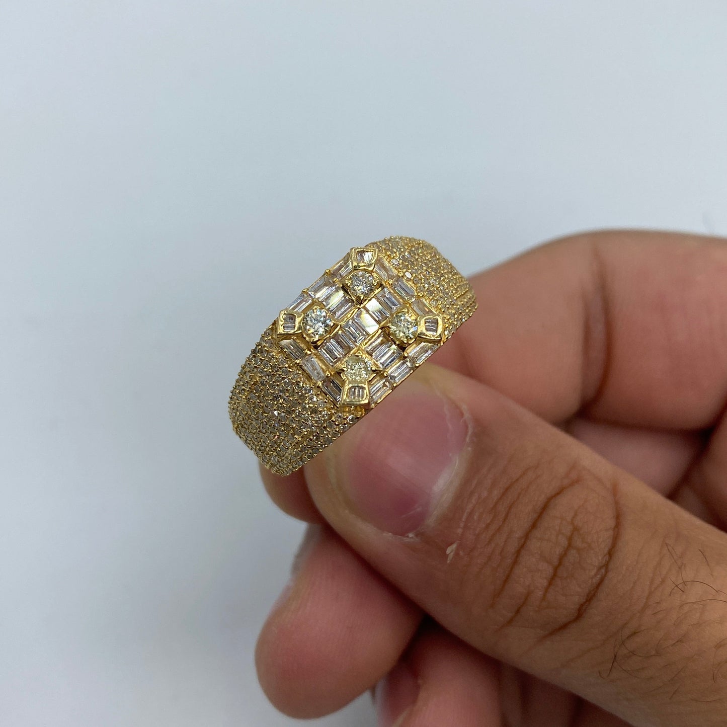 14K Sahara Diamond Baguette Ring 2.6ct