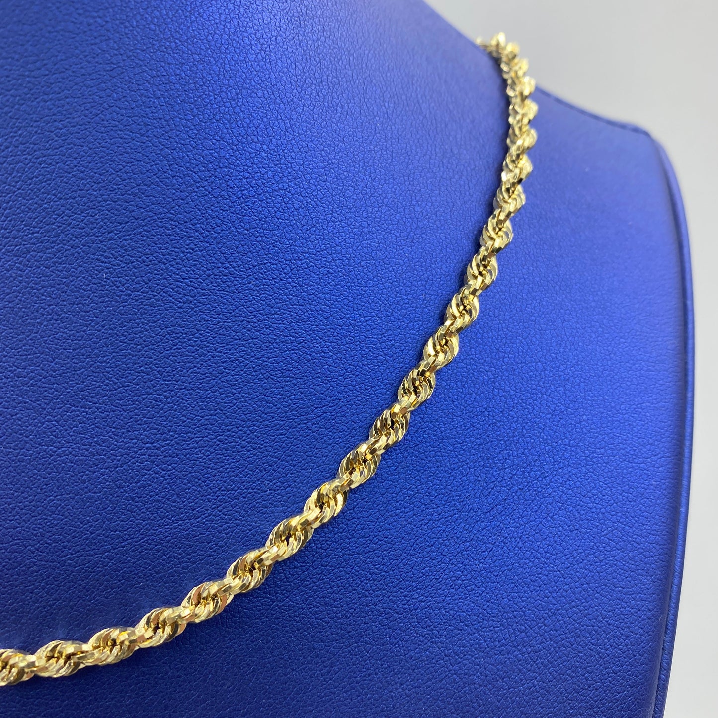 14K Gold 4.2mm Rope Chain in 18"