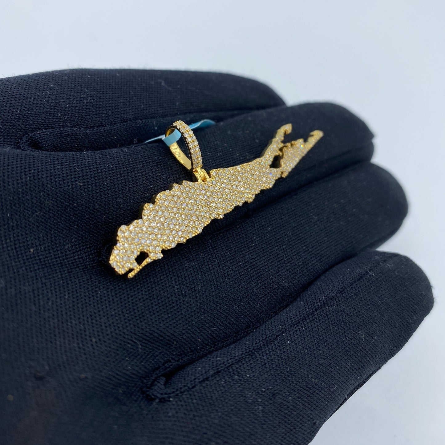 14K Long Island Diamond Pendant