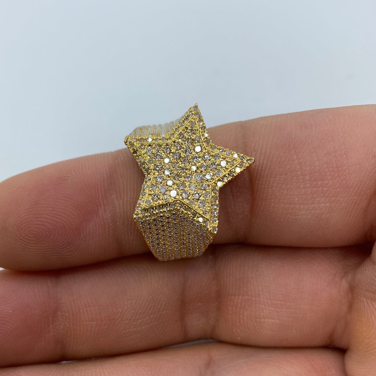 10K Rising Star Diamond Ring