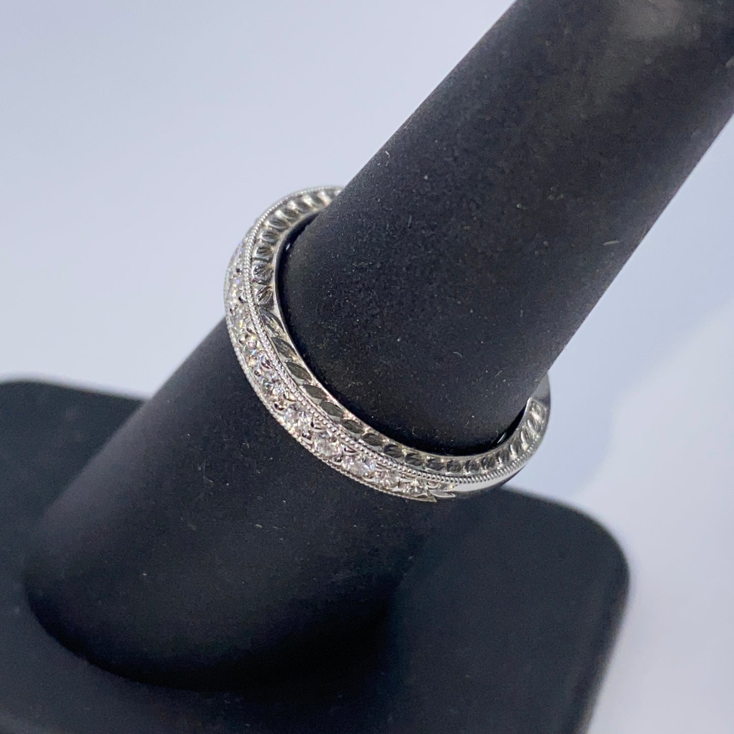 Platinum Florence Diamond Band Ring