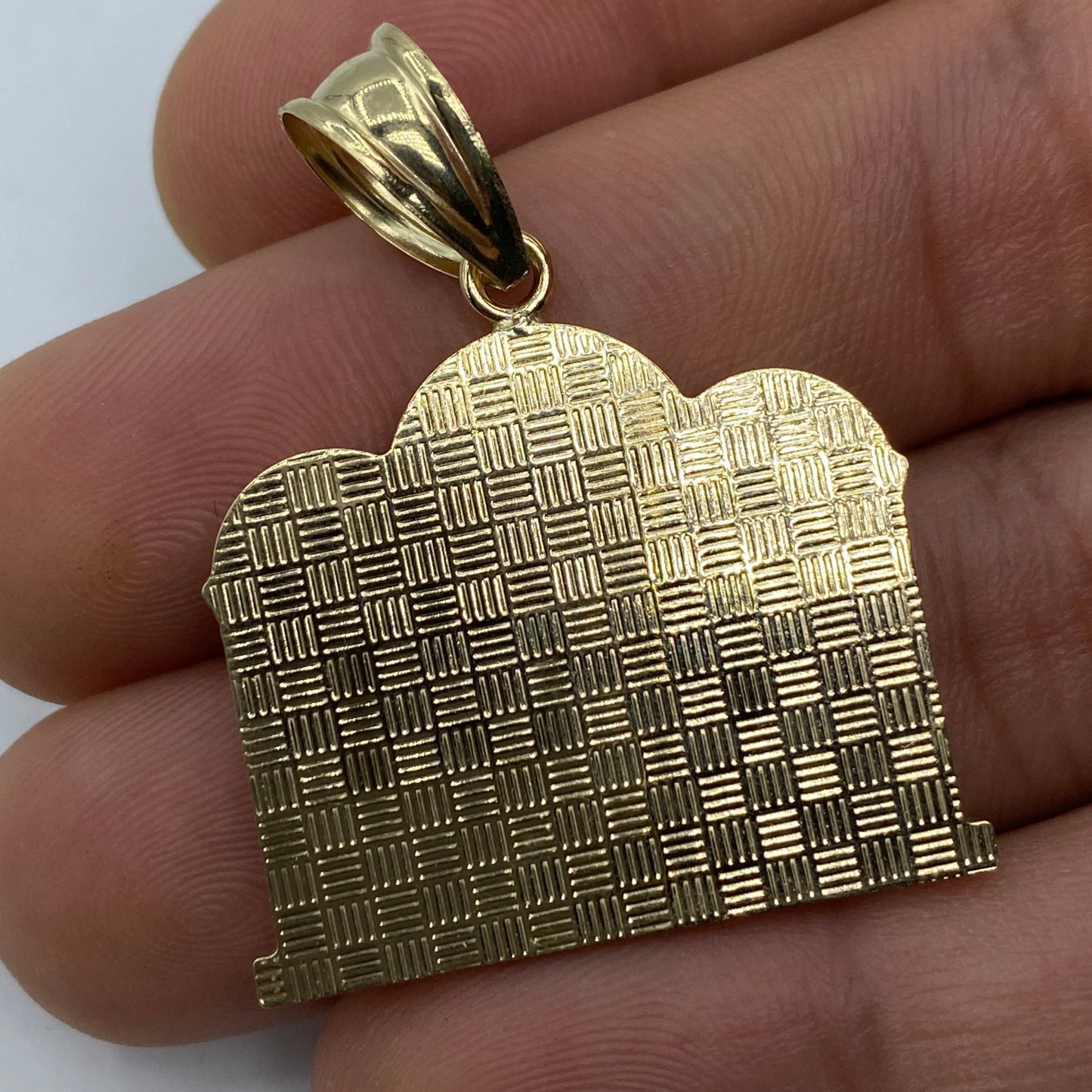 14K Last Supper Cathedral Pendant