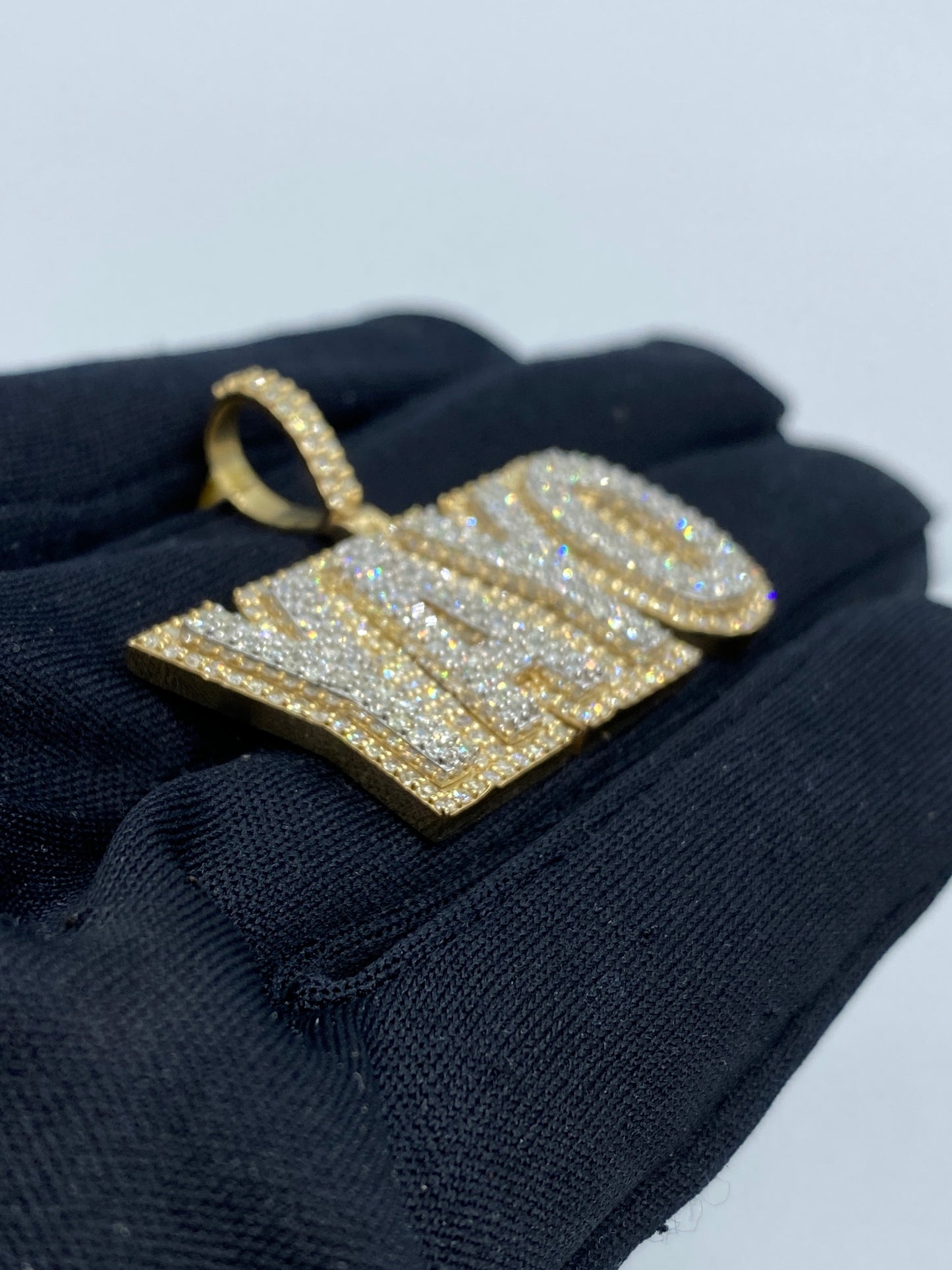 10K Yayo Name Diamond Pendant