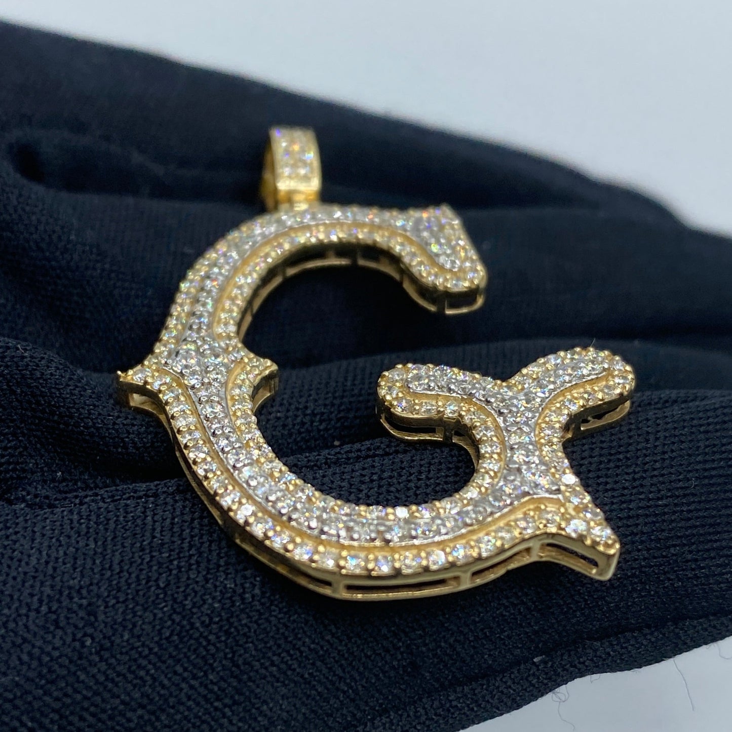 Initial G Old English Pendant