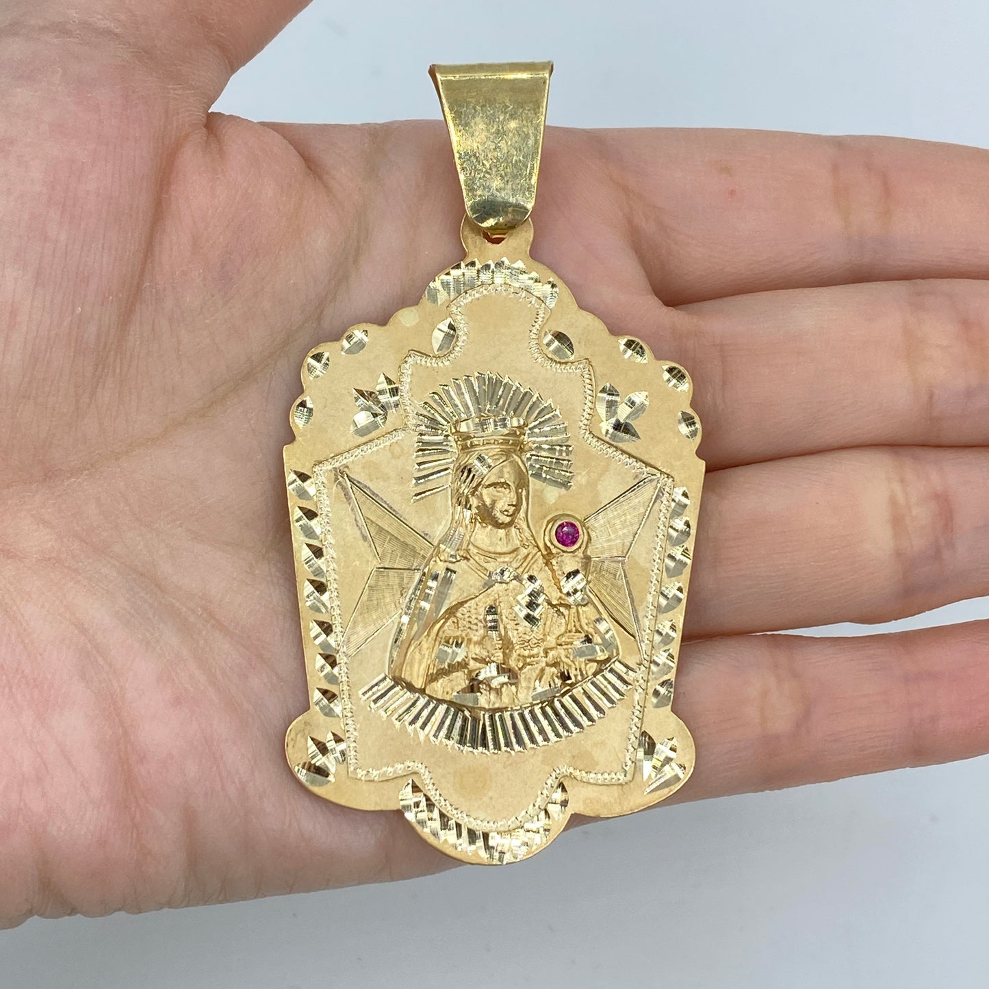 10K Saint Barbara Pendant