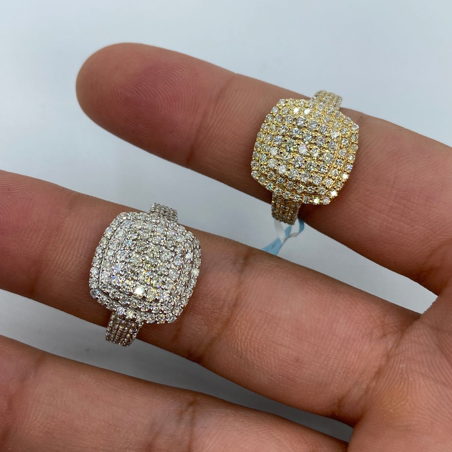 14K Montana Square Diamond Ring