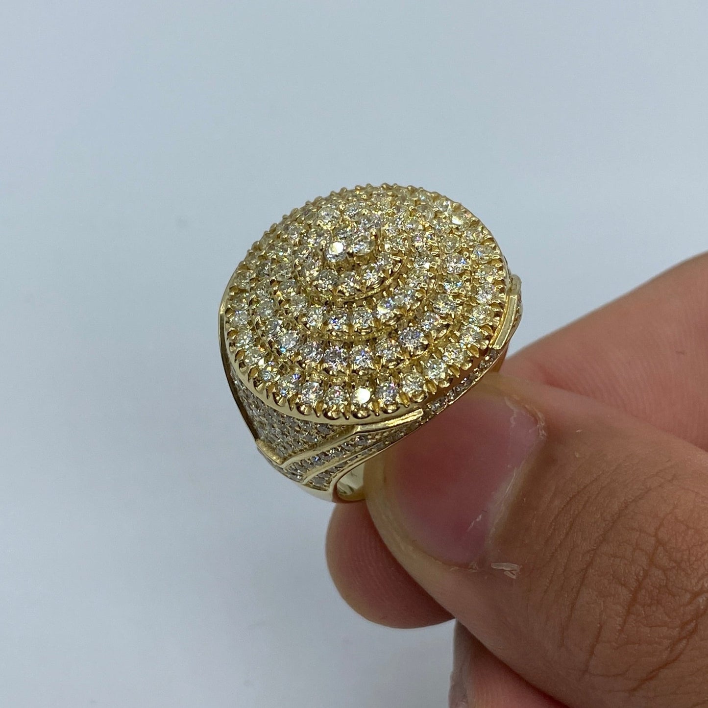 14K California Cake Diamond Ring