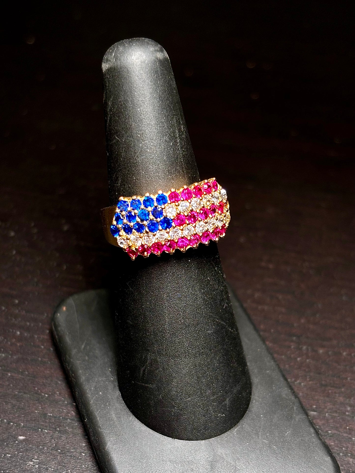 14k United States Flag Ring