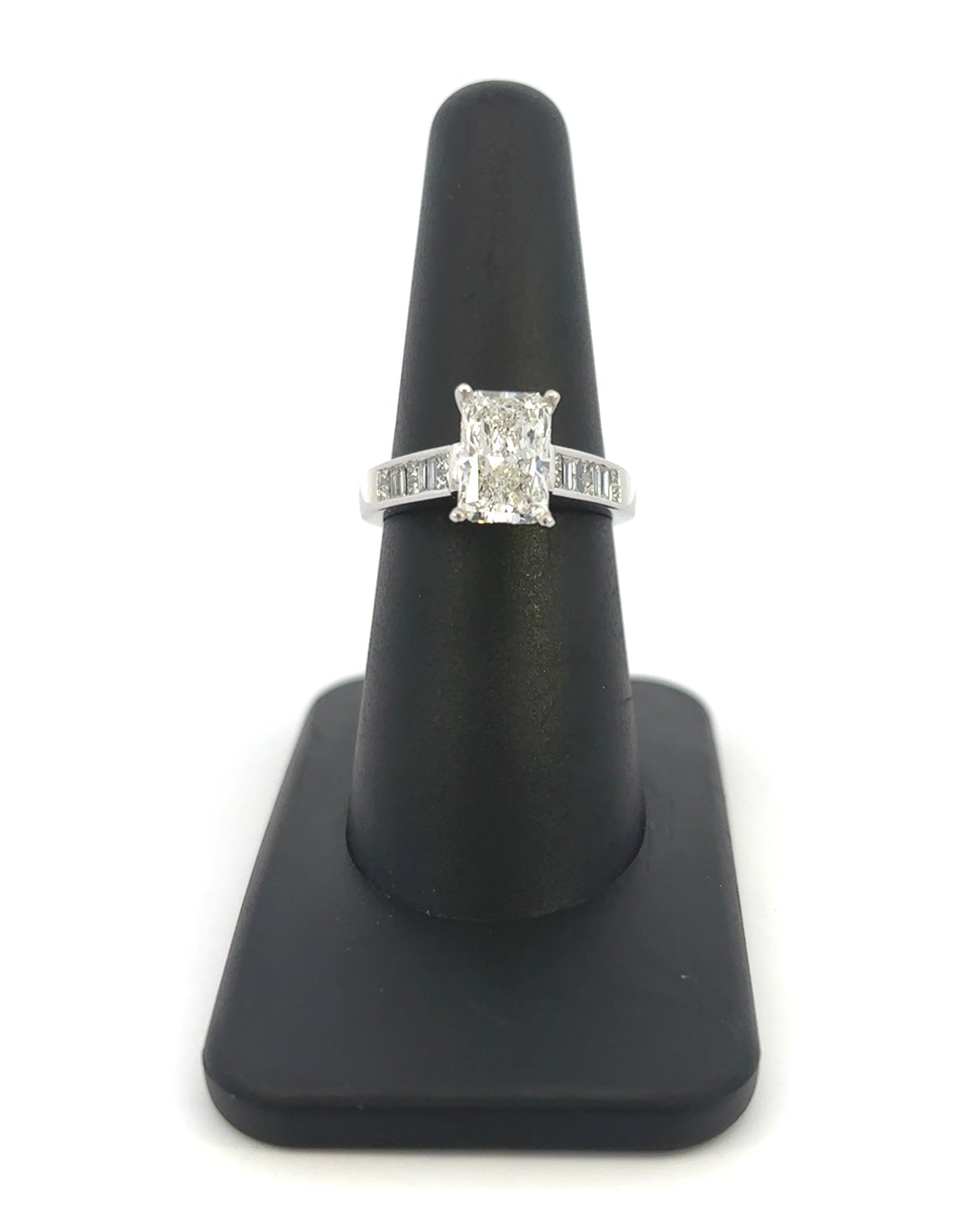 14k Lab Grown Radiant Cut Ring 2.02 CT