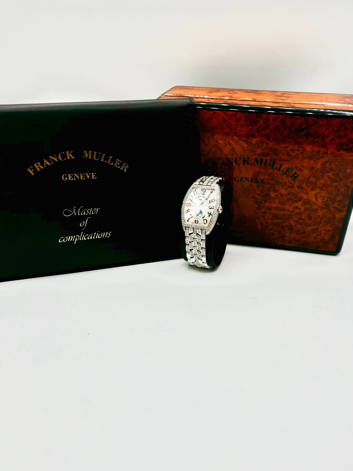 18K Franck Muller Geneve Watch With Diamond