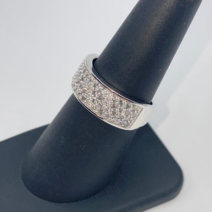 10K Diamond Iced Band Ring