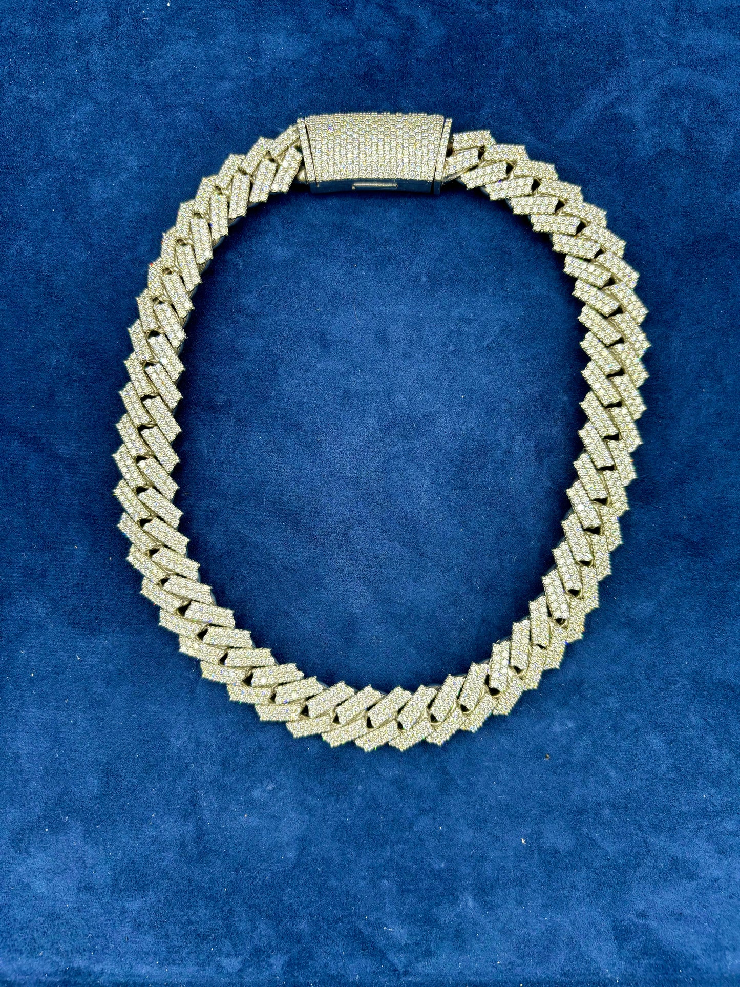 14K Cuban Link Diamond Chain