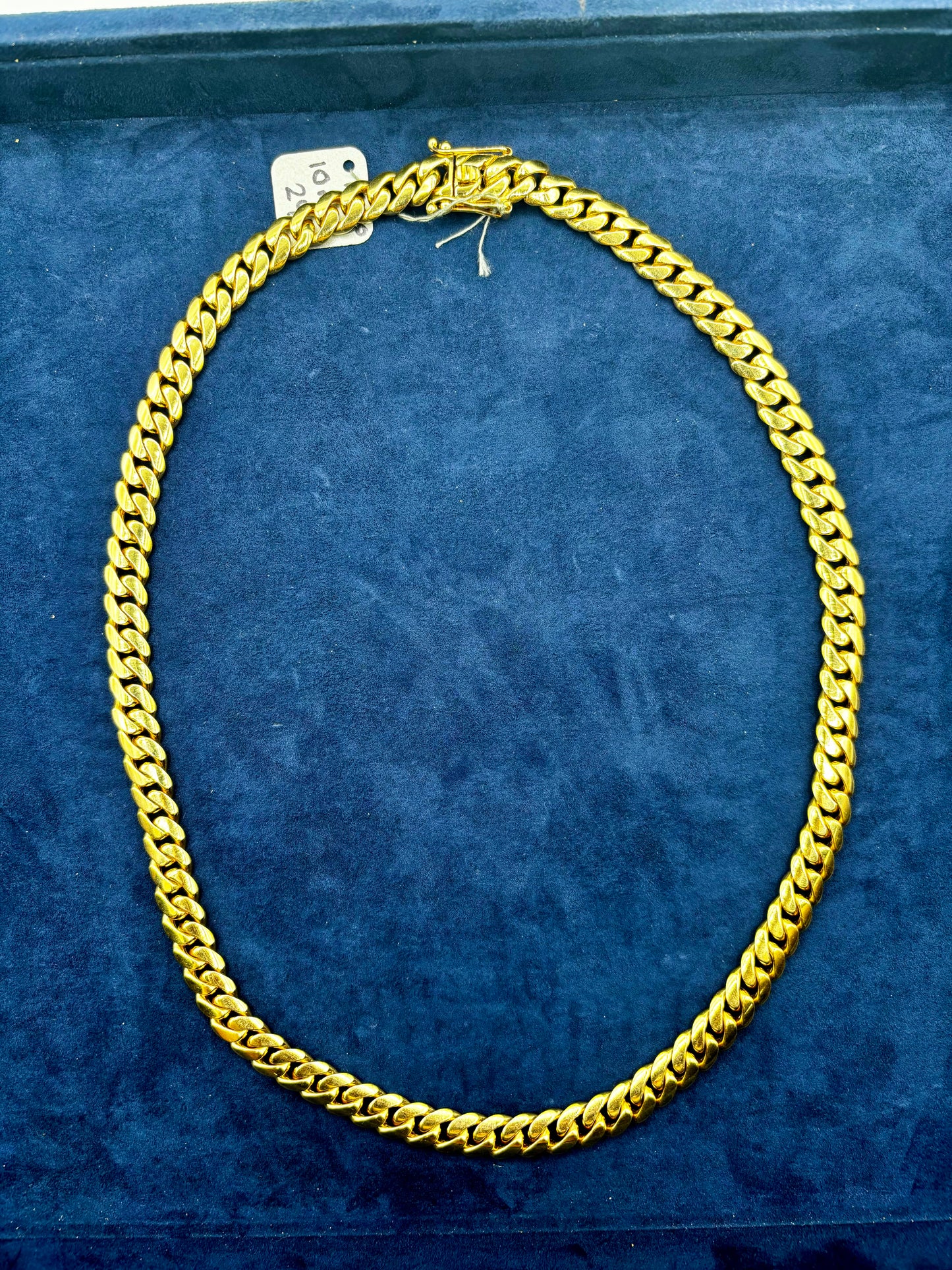 14K Cuban Link Chain 10M 24'