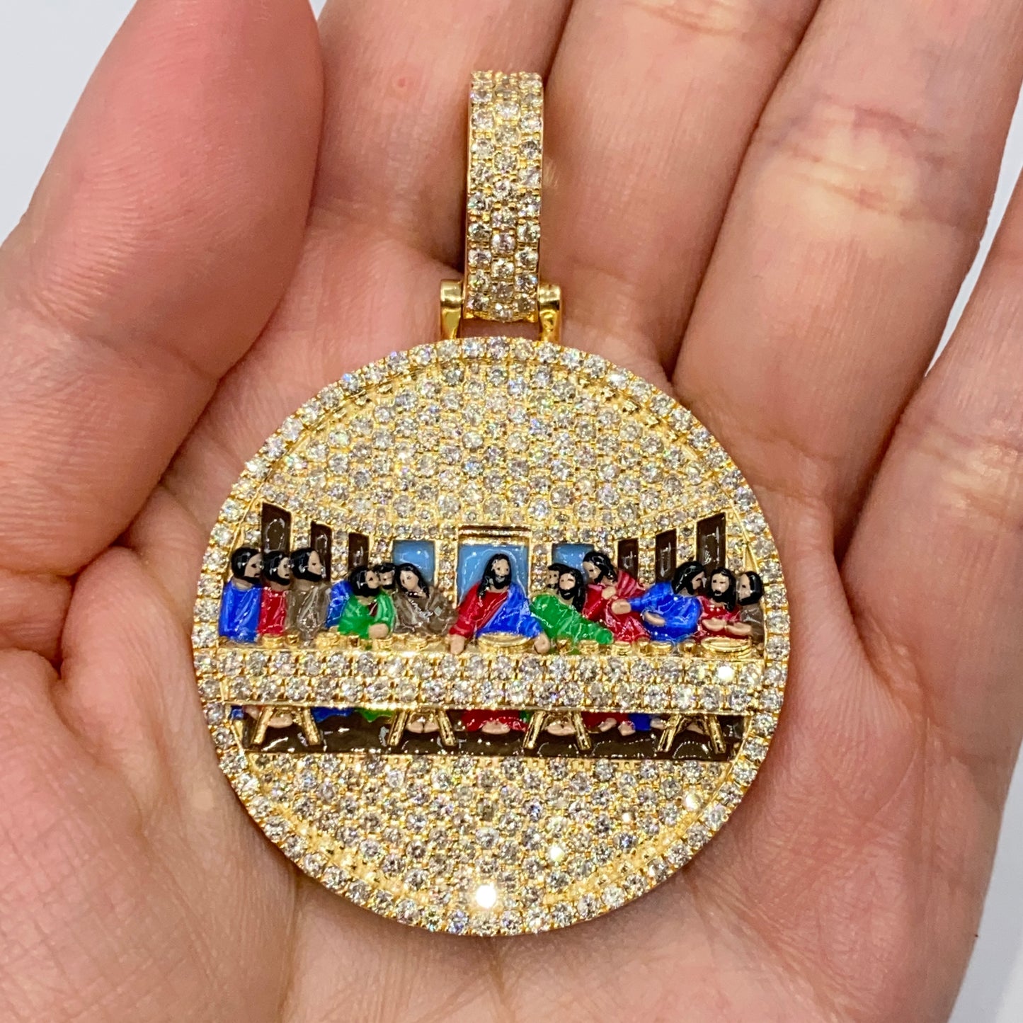 Last supper diamond pendant Clearance