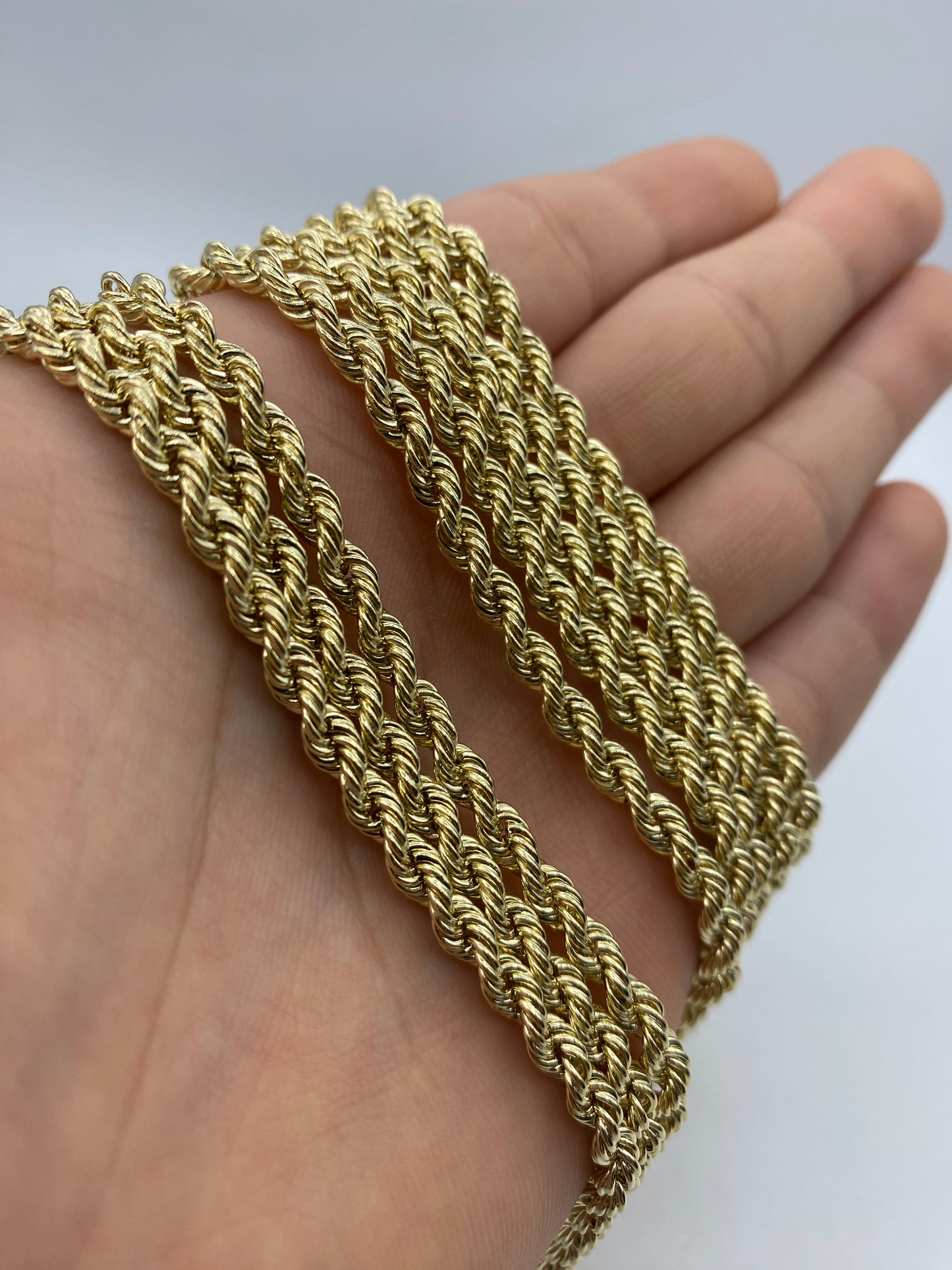 14k Gold Rope Chain 4.3mm