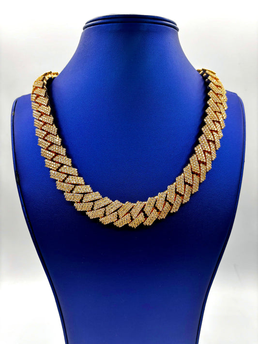 14k 19.5mm Cuban Chain 20”