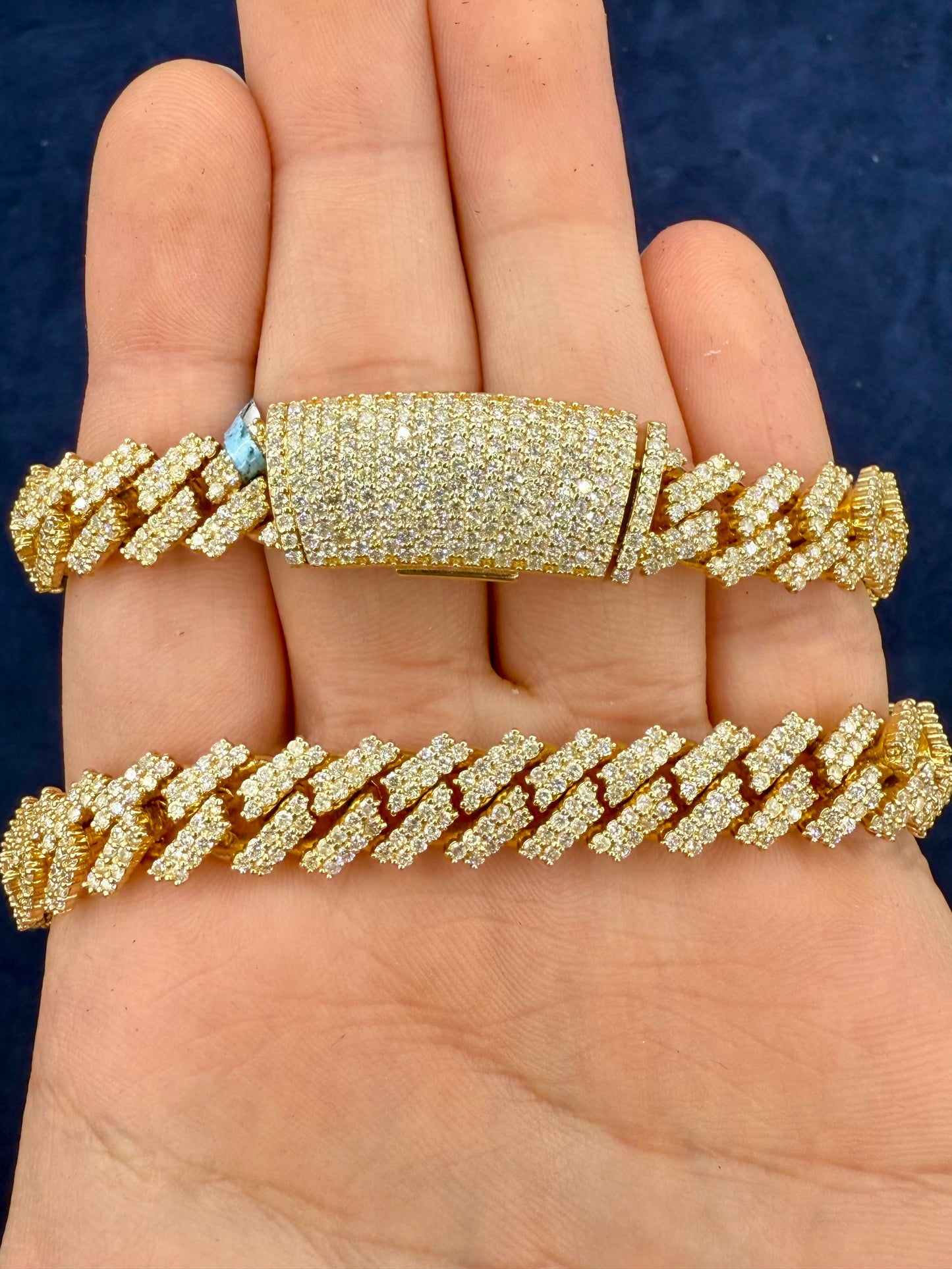 14k Jumbo Diamond Cuban Chain 11mm