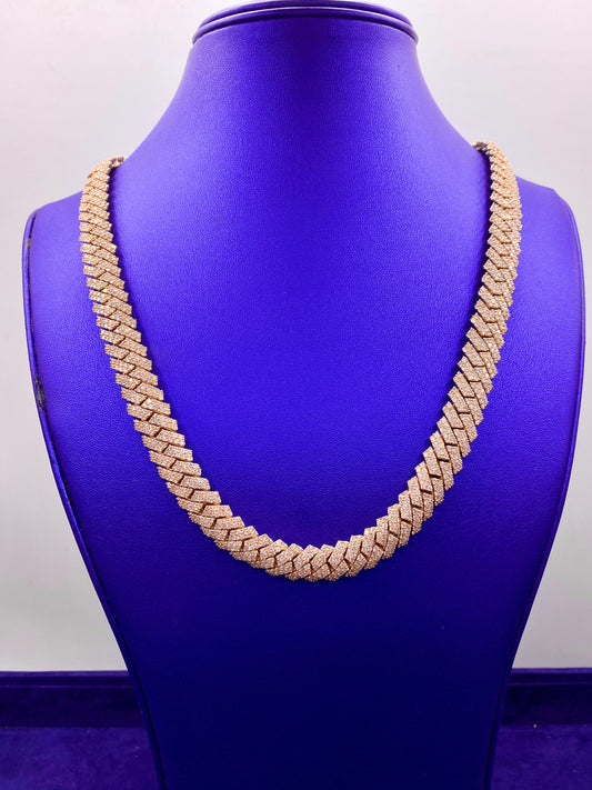 10k 12mm Gold Cuban Chain 22”