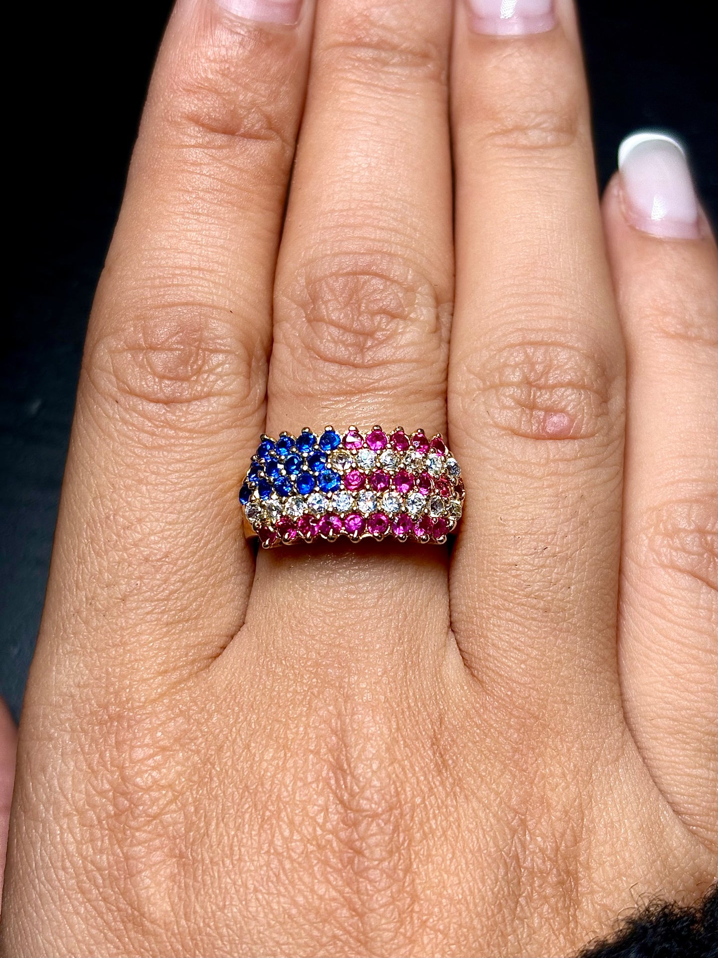 14k United States Flag Ring