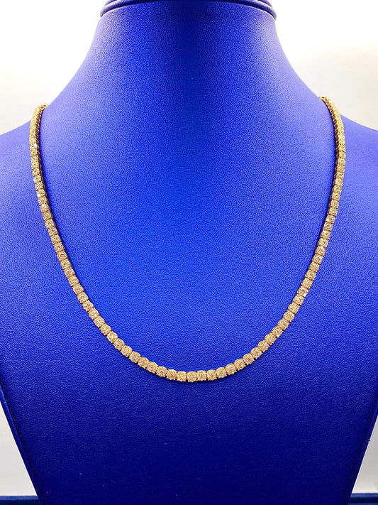 14K 4MM Tennis Chain 26"