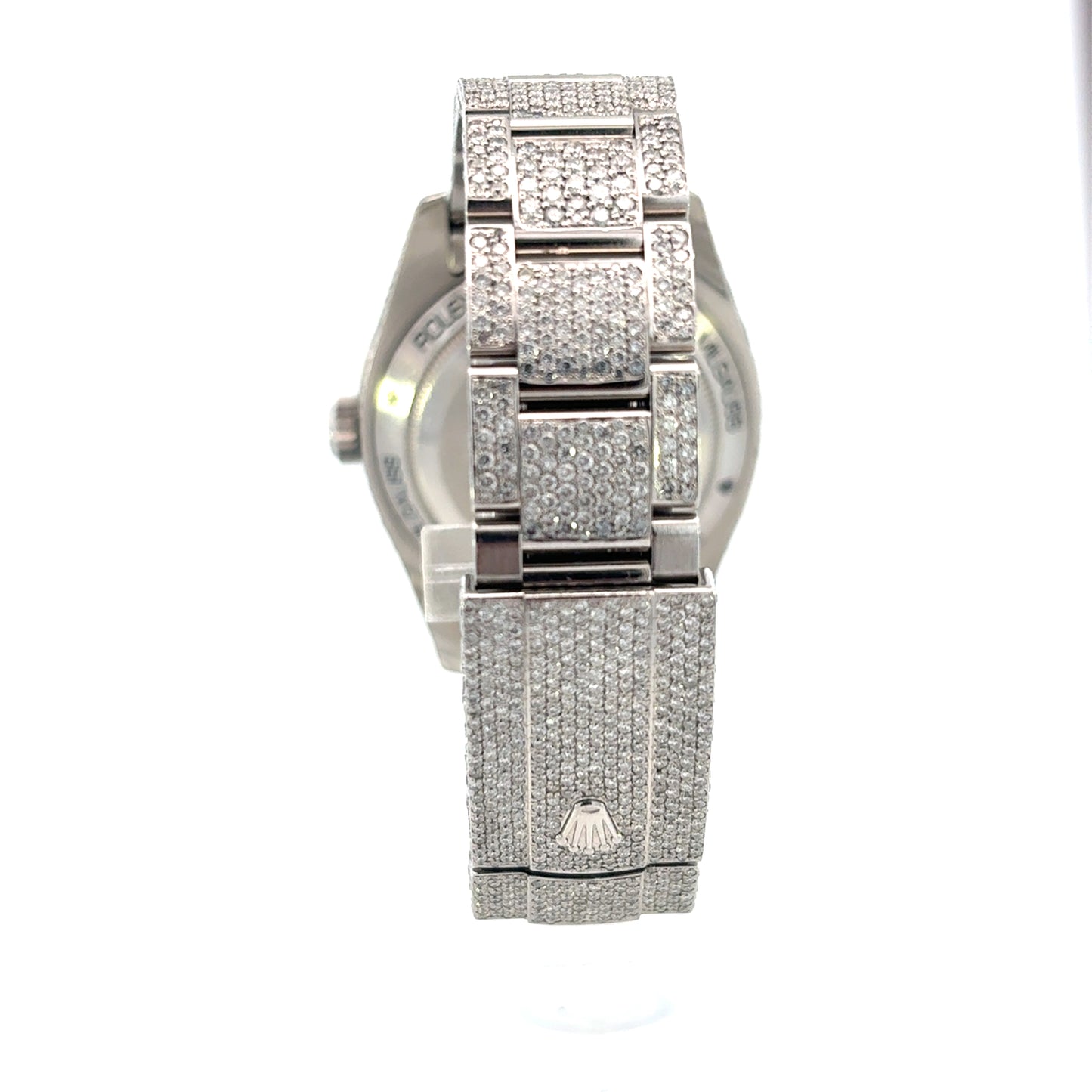 40mm Rolex Milgauss Full Diamond Bust-Down