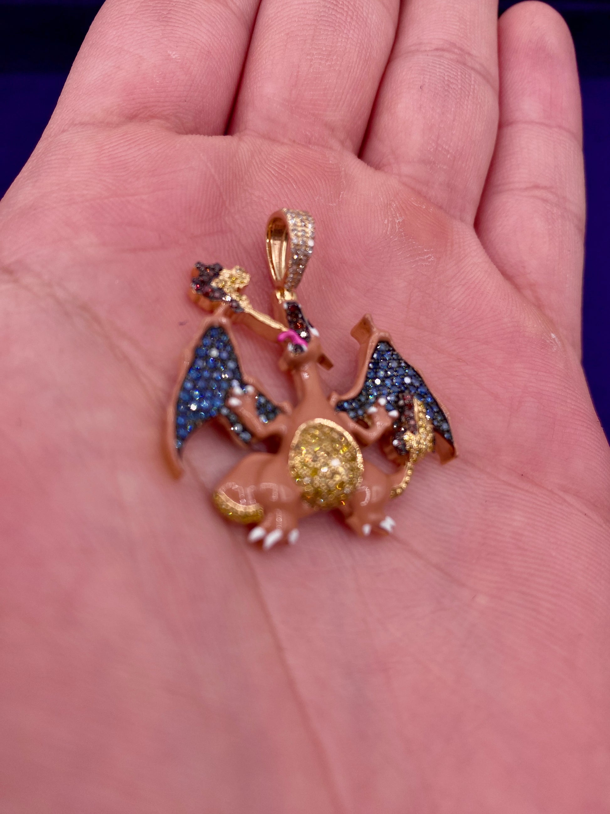 10k Charizard Pendant Jason's Jewelry Creations 10k Charizard Pendant Jason's Jewelry Creations