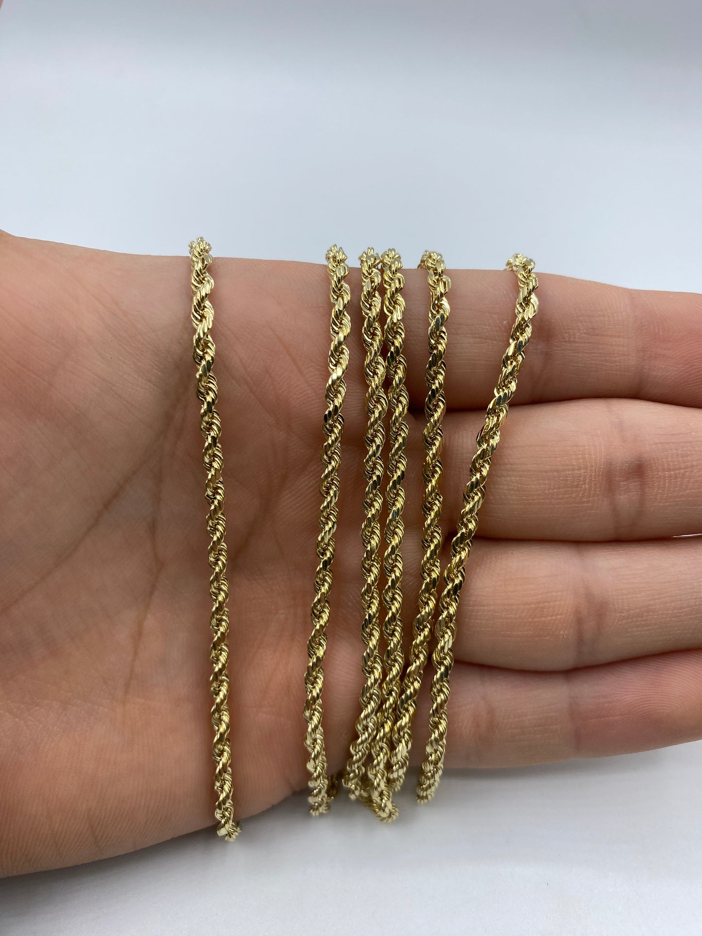 14k Gold rope chain 3mm