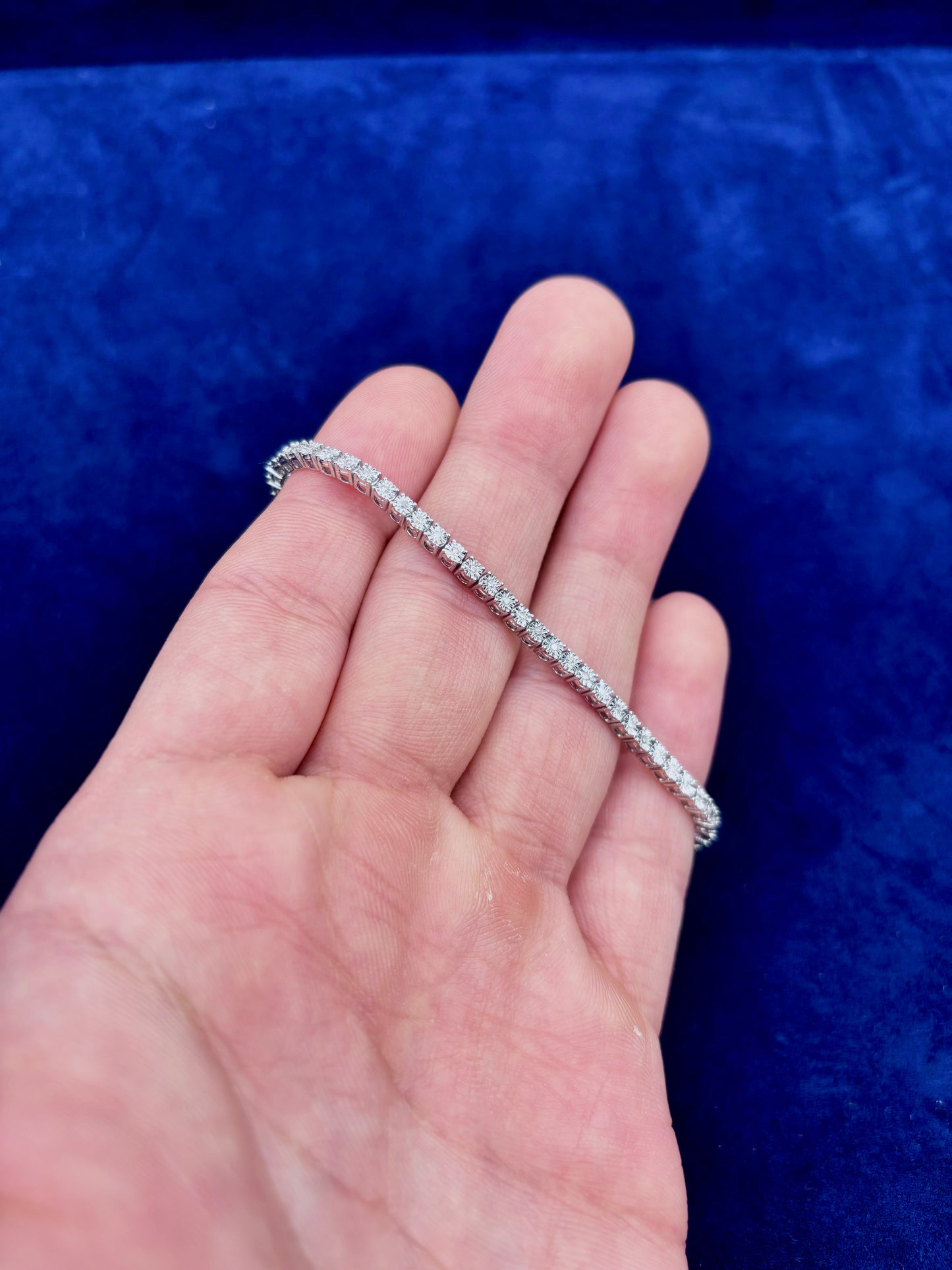 10k 2.5mm Diamond Dream Bracelet