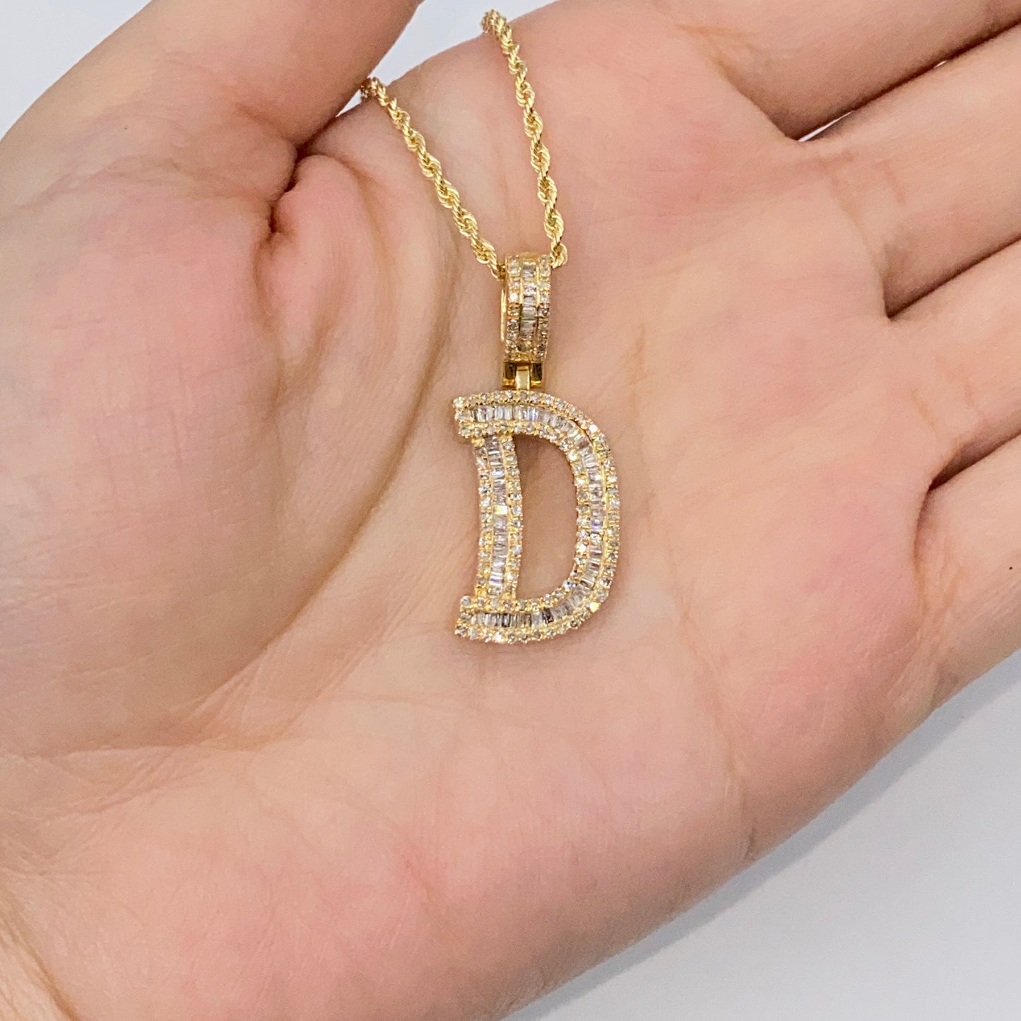 SPECIAL OFFER 14K Initials with Chain Included!