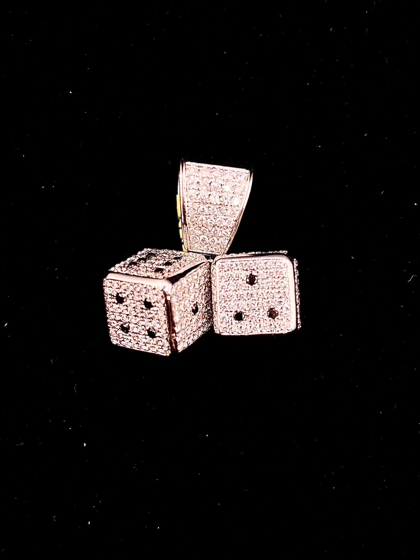 14k Double Dice Pendant