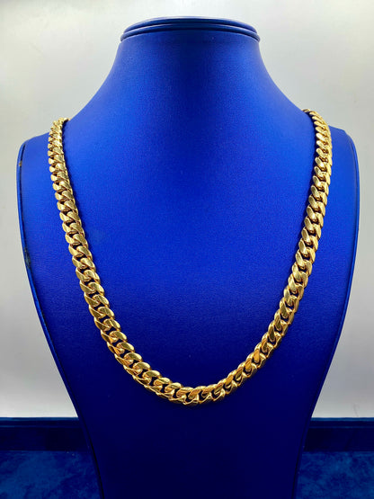 14K Cuban Chain 10.5M 24I