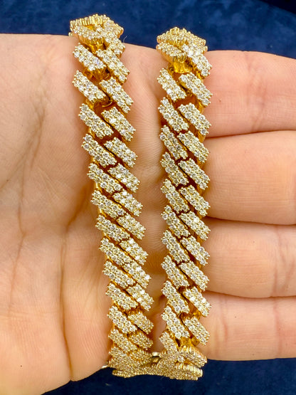 14k Jumbo Diamond Cuban Chain 11mm