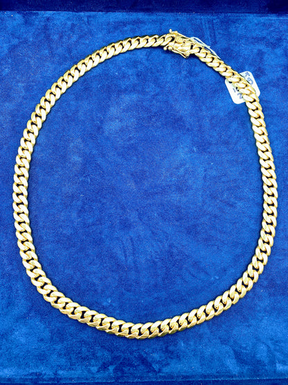 14K Cuban Chain 10.5M 24I