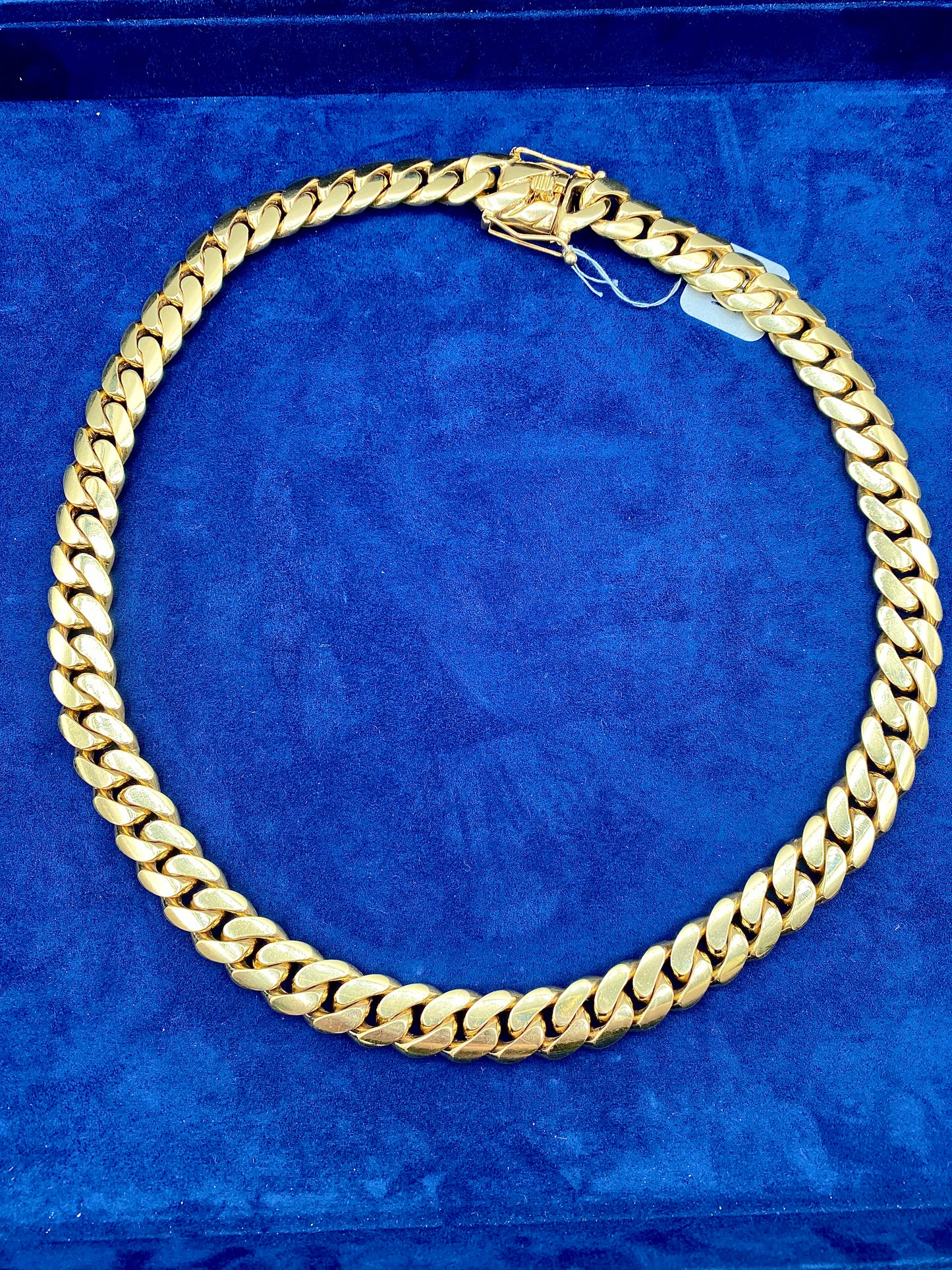 14K Solid Gold Cuban Chain 15mm 24"