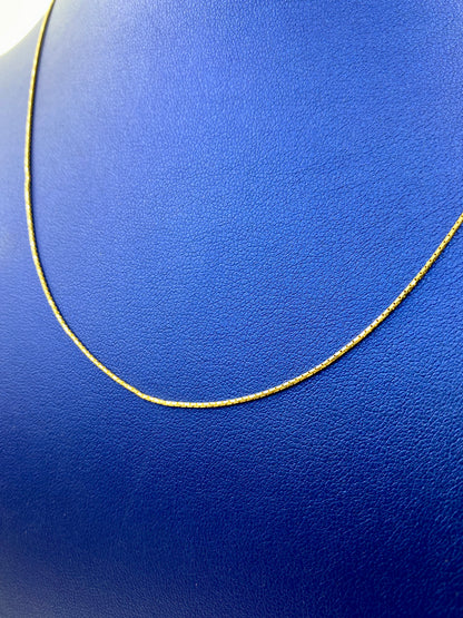 18K Gold Elegant Chain