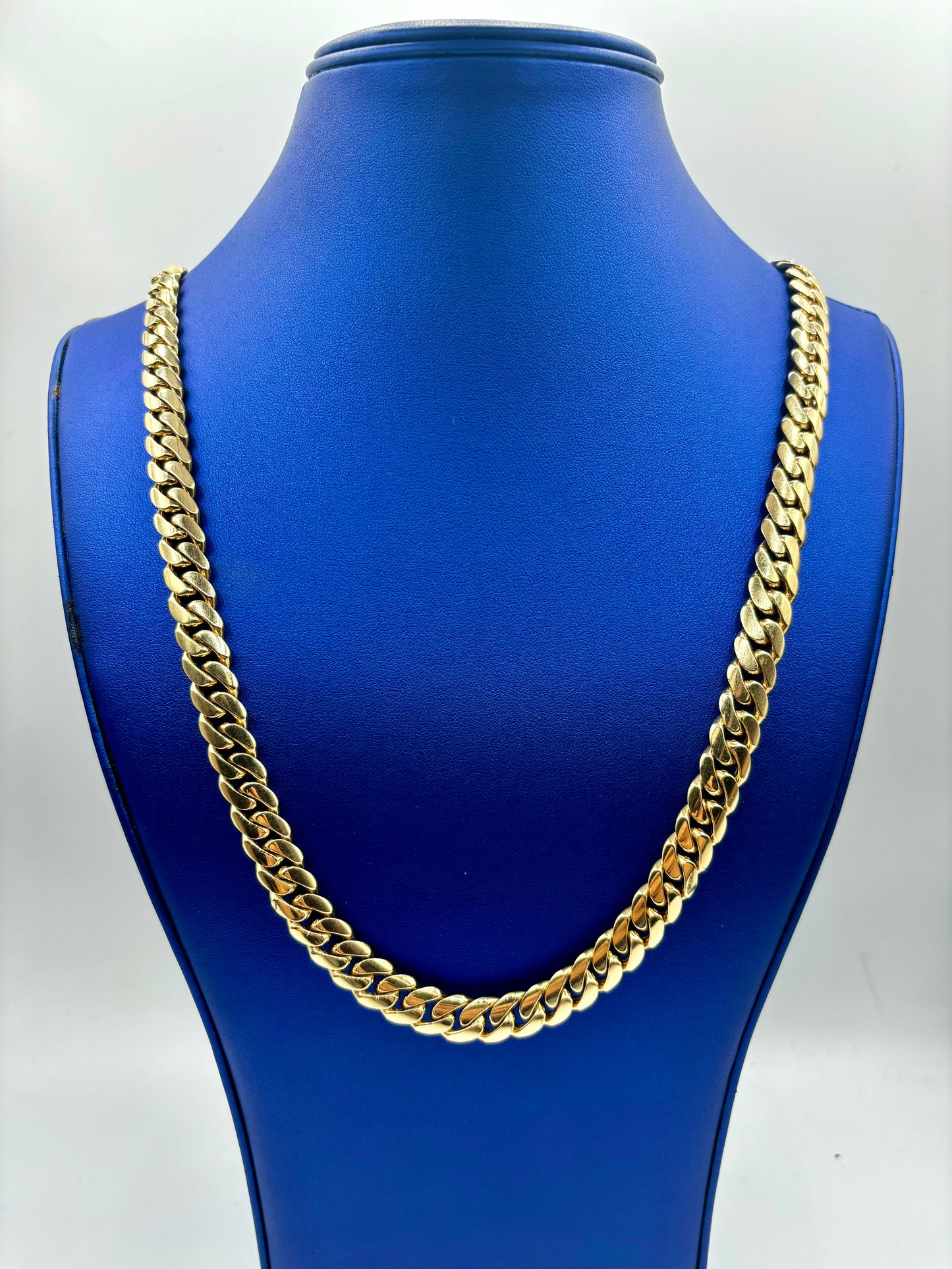 14K Cuban Link Chain 10M 24'