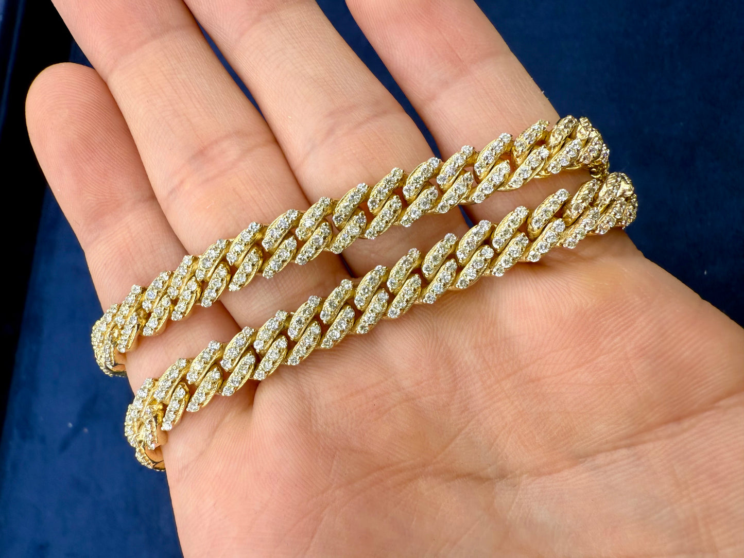 14K 7.8M DIAMOND CUBAN LINK CHAIN
