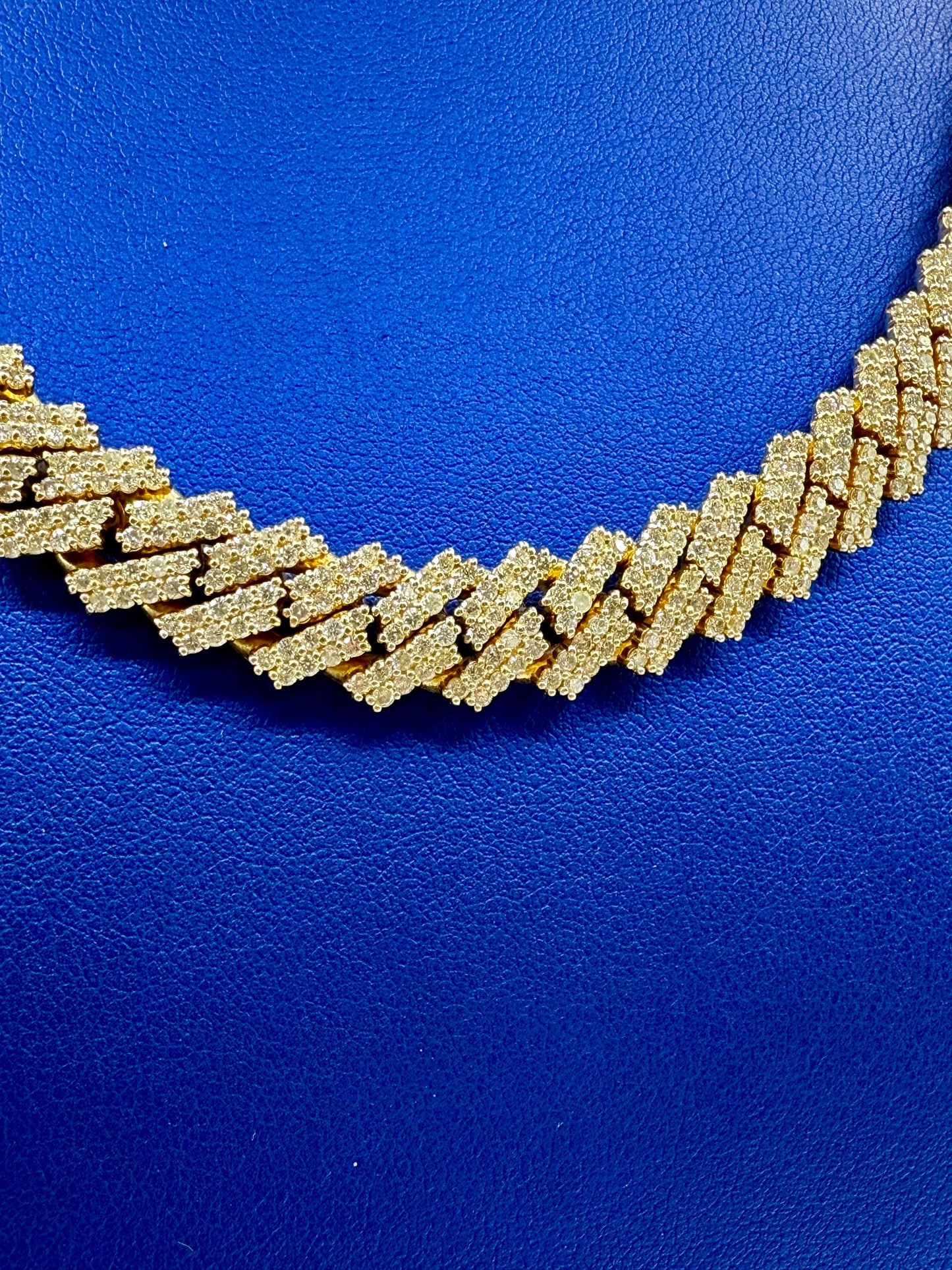 14k Jumbo Diamond Cuban Chain 11mm